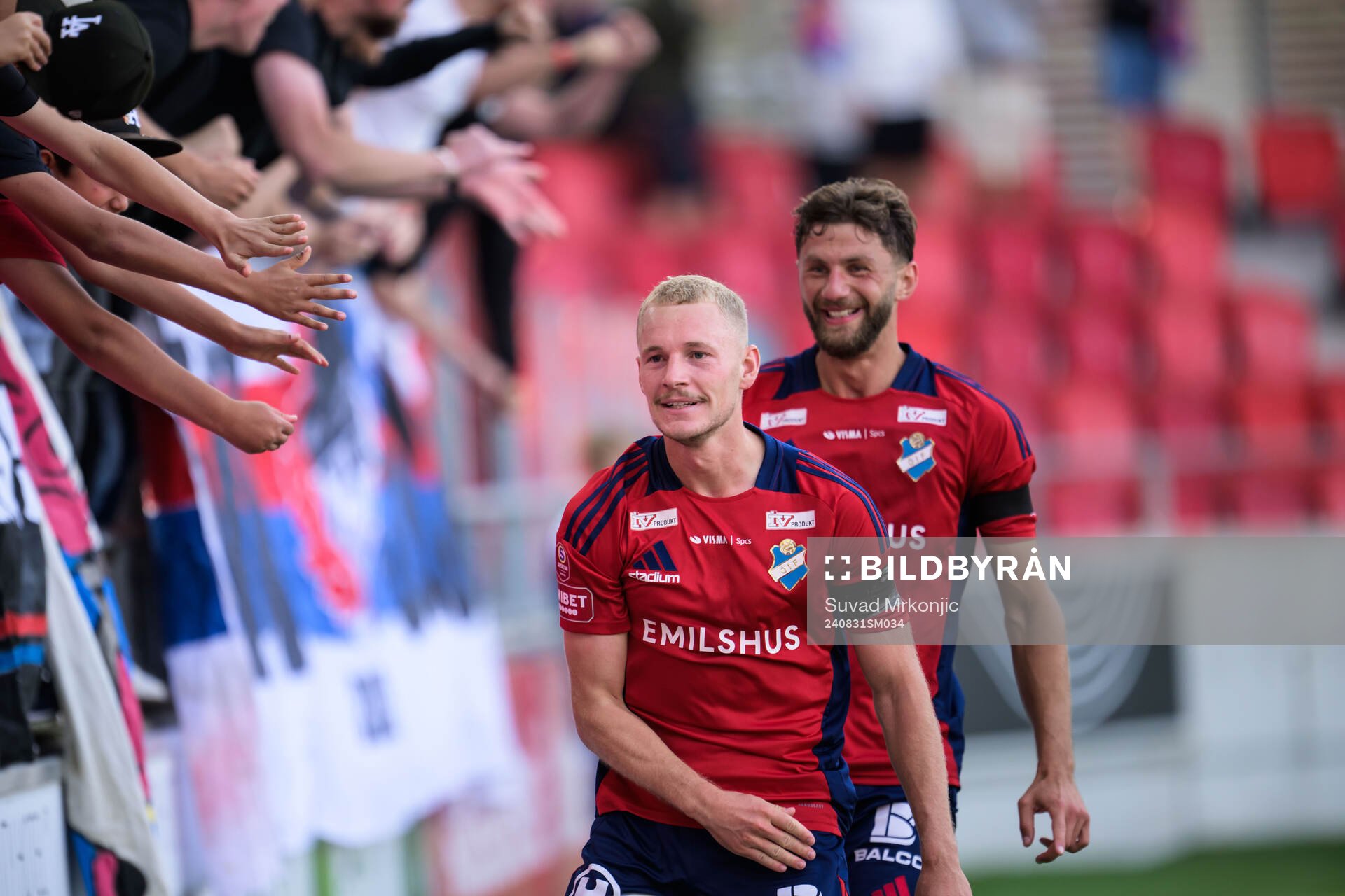 Östers Adam Bergmark Wiberg jublar