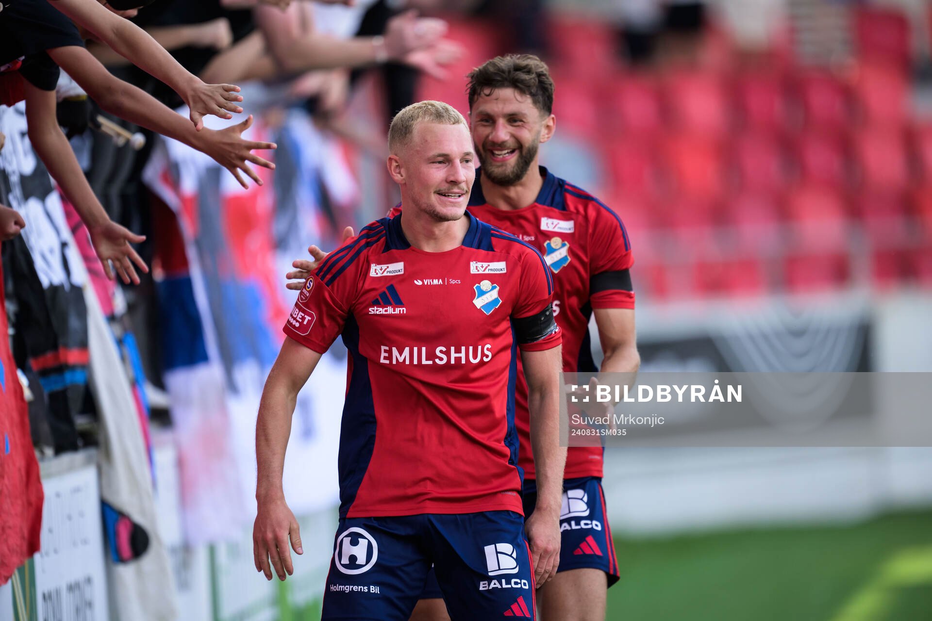 Östers Adam Bergmark Wiberg jublar