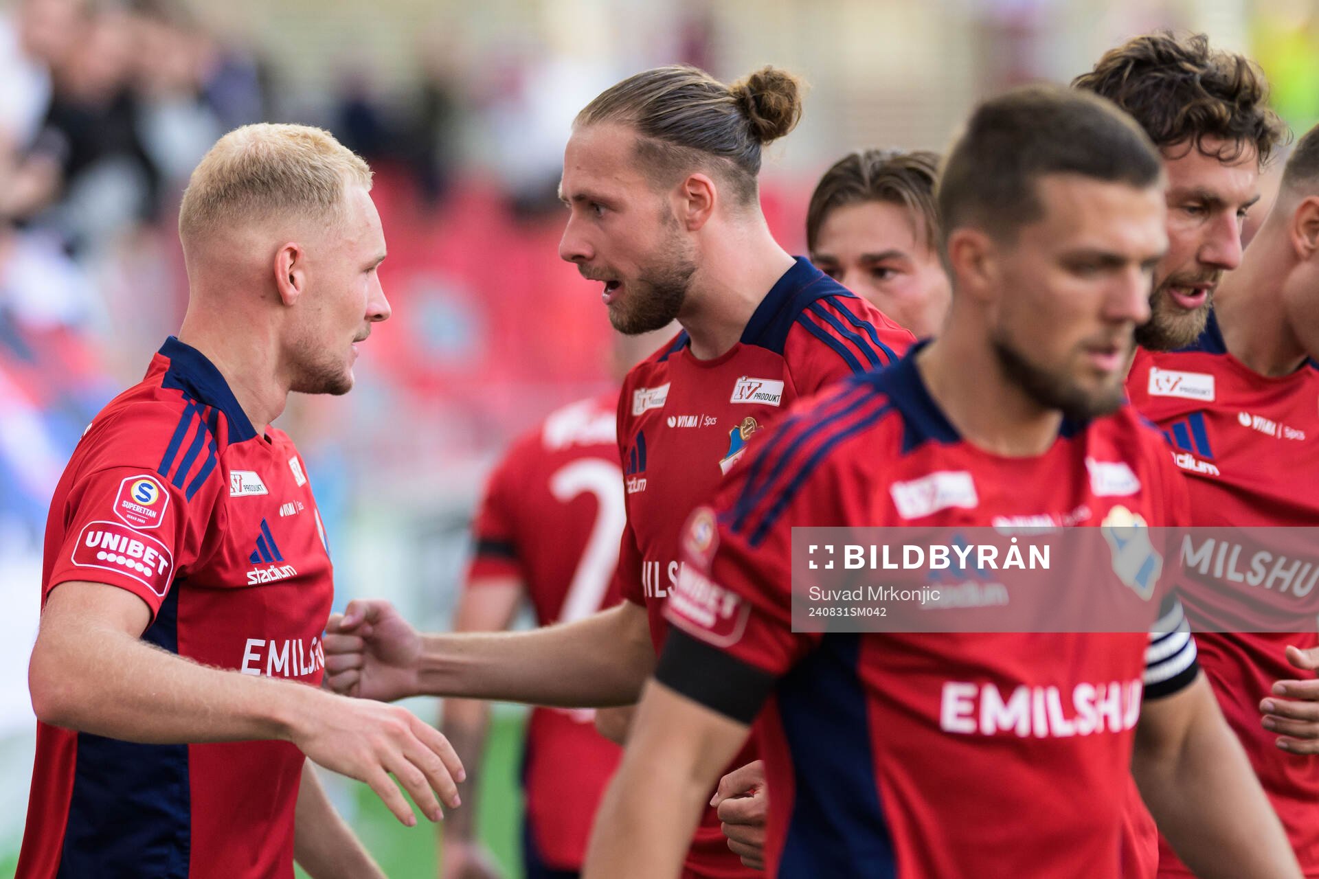 Östers Adam Bergmark Wiberg jublar