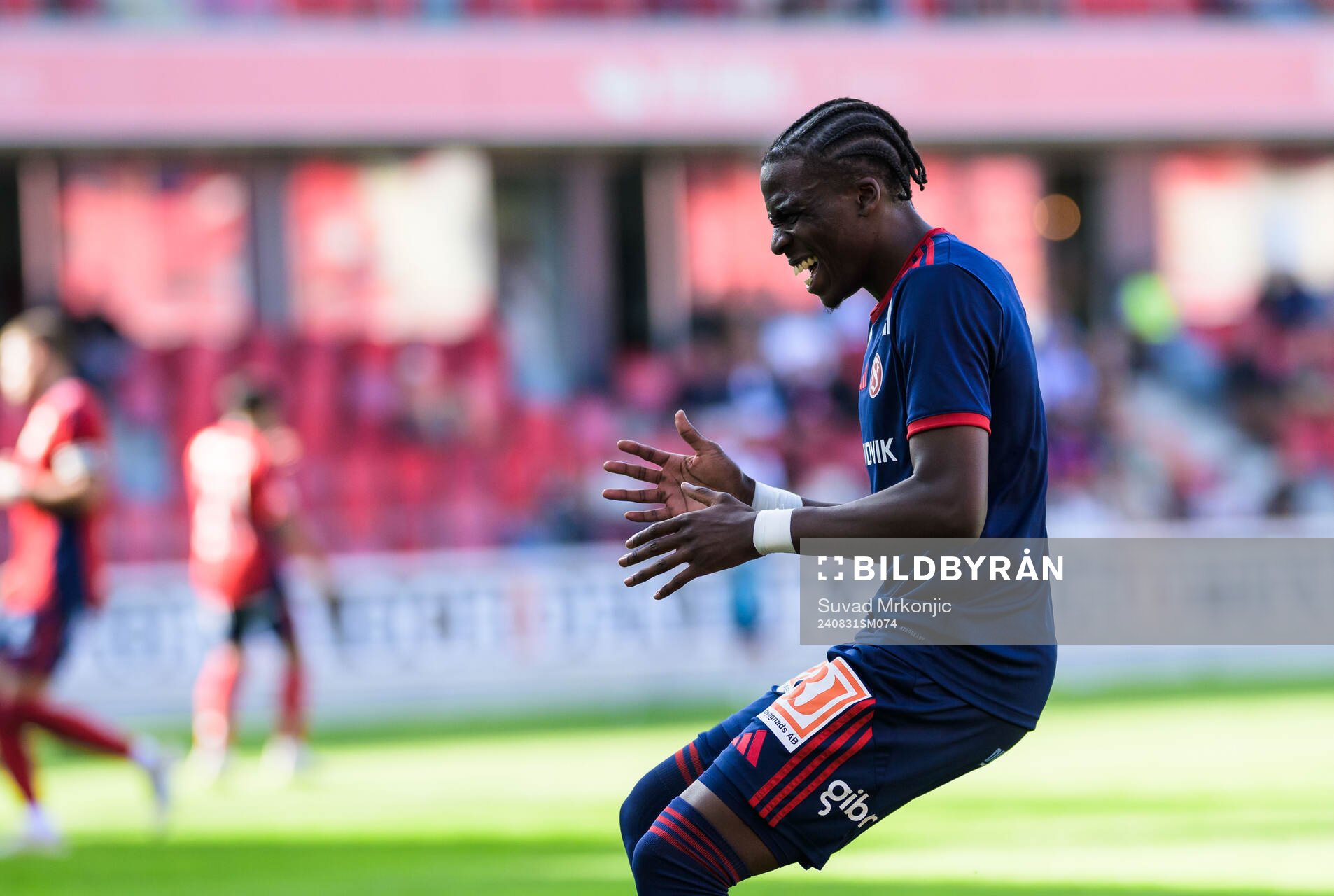 Sandvikens IFs Calvin Kabuye deppar