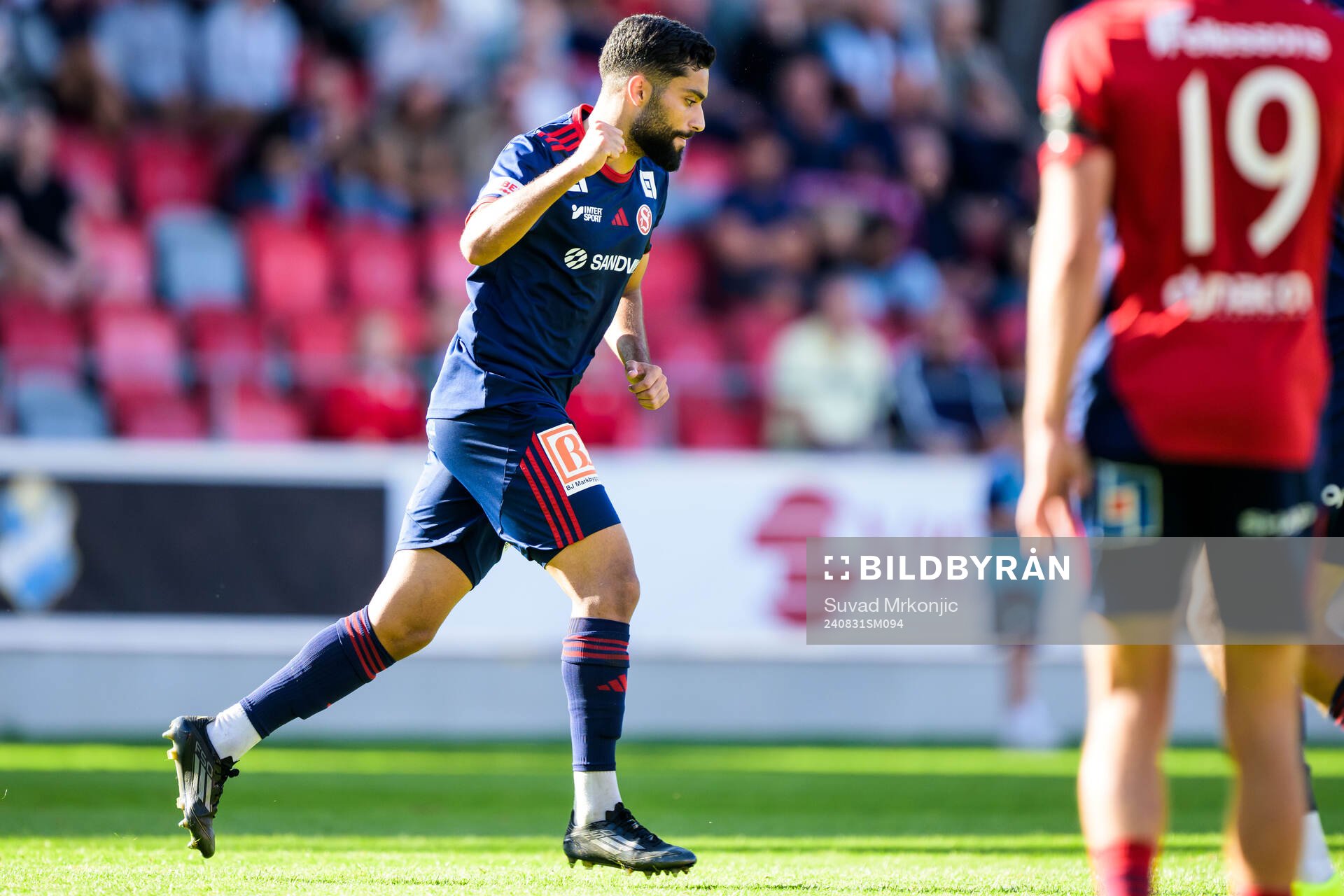 Sandvikens IFs Amin Al-Hamawi jublar