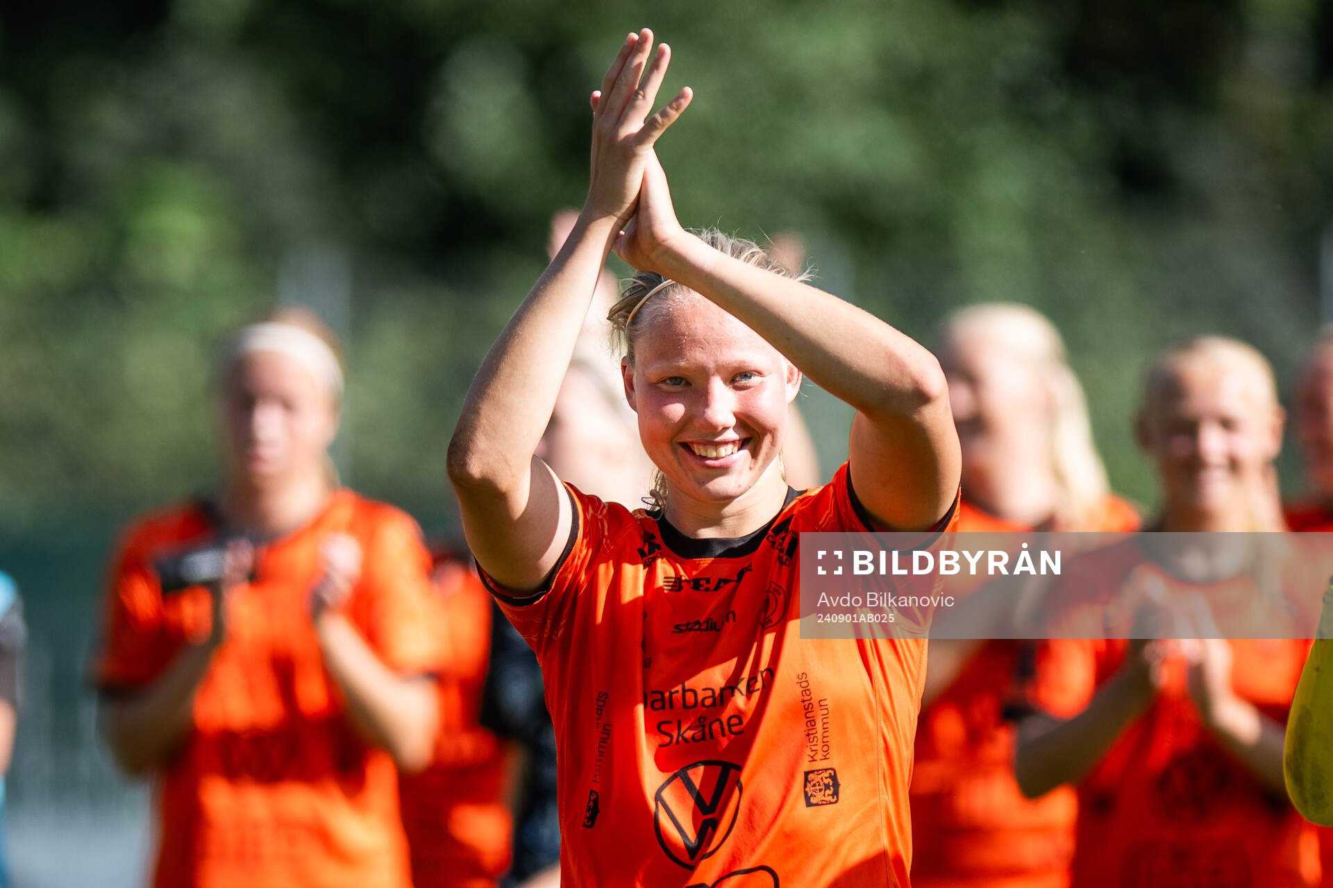 Kristianstads Hlin Eiriksdottir jublar