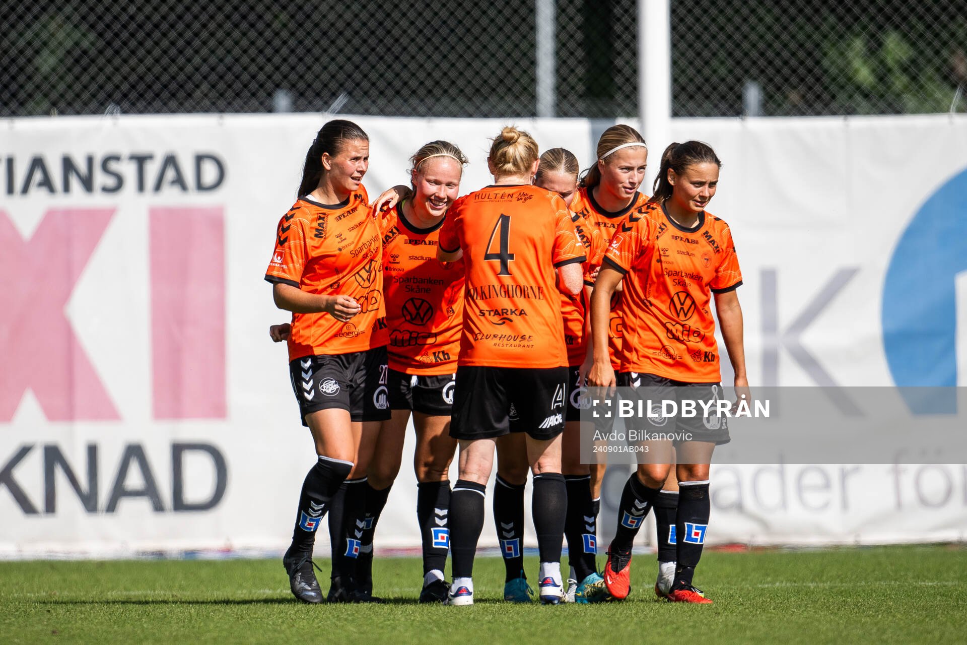 Kristianstads Hlin Eiriksdottir jublar