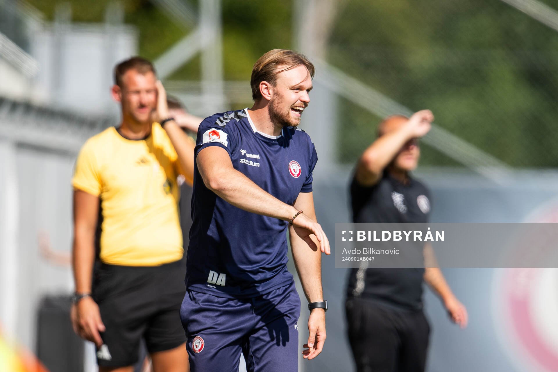 Kristianstads tränare Daniel Angergård