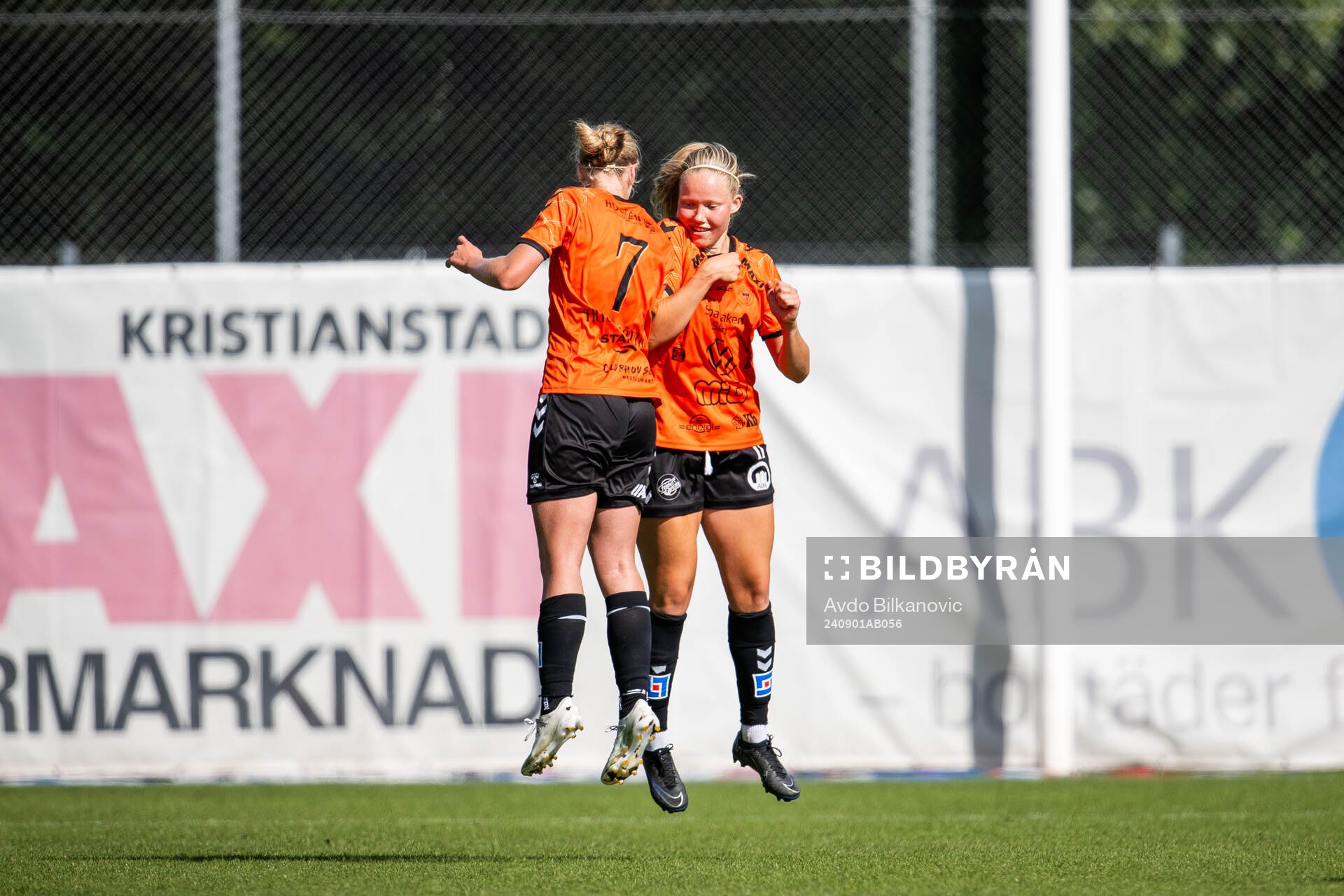 Kristianstads Hlin Eiriksdottir och Katla Tryggvadottir