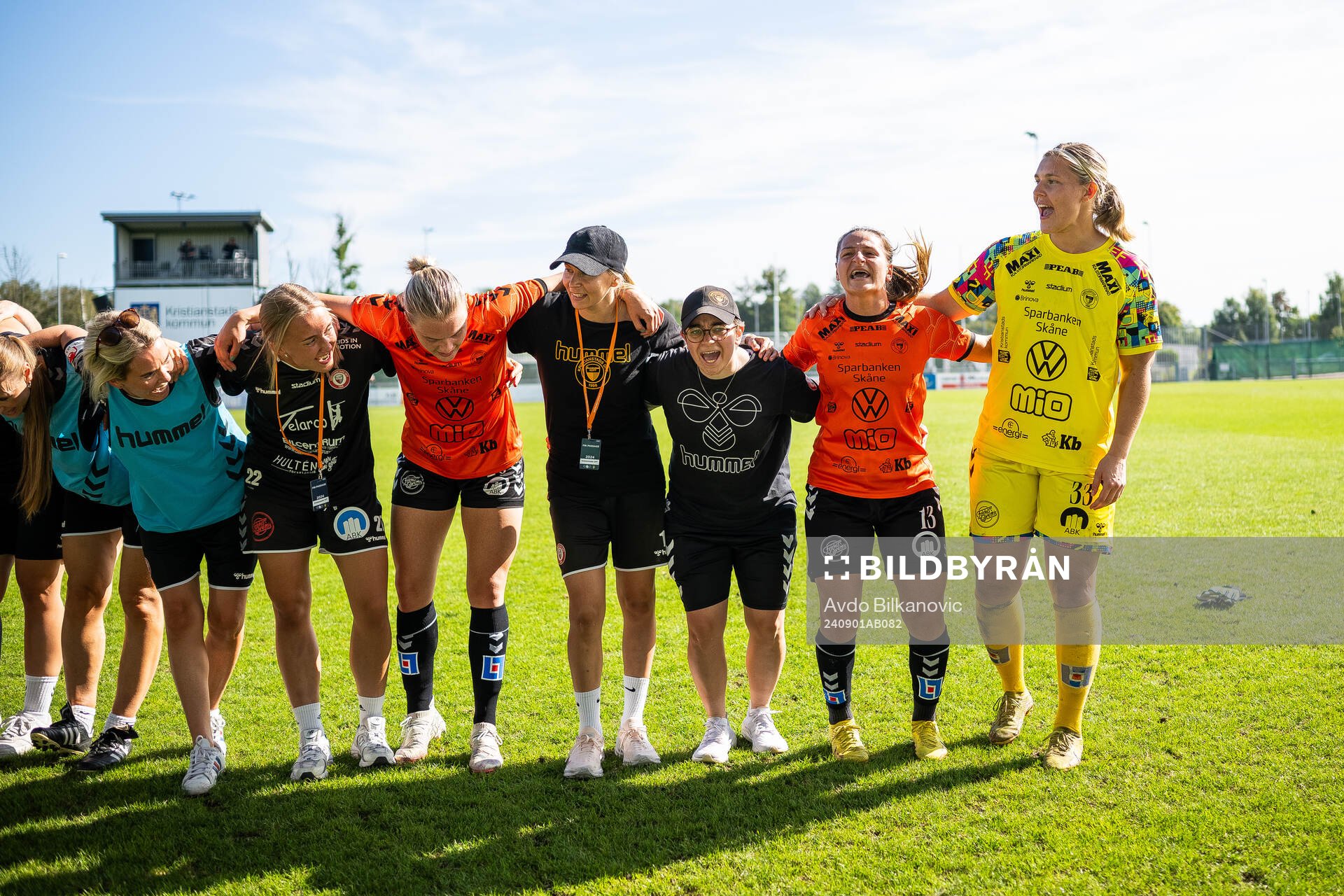 Kristianstads spelare jublar
