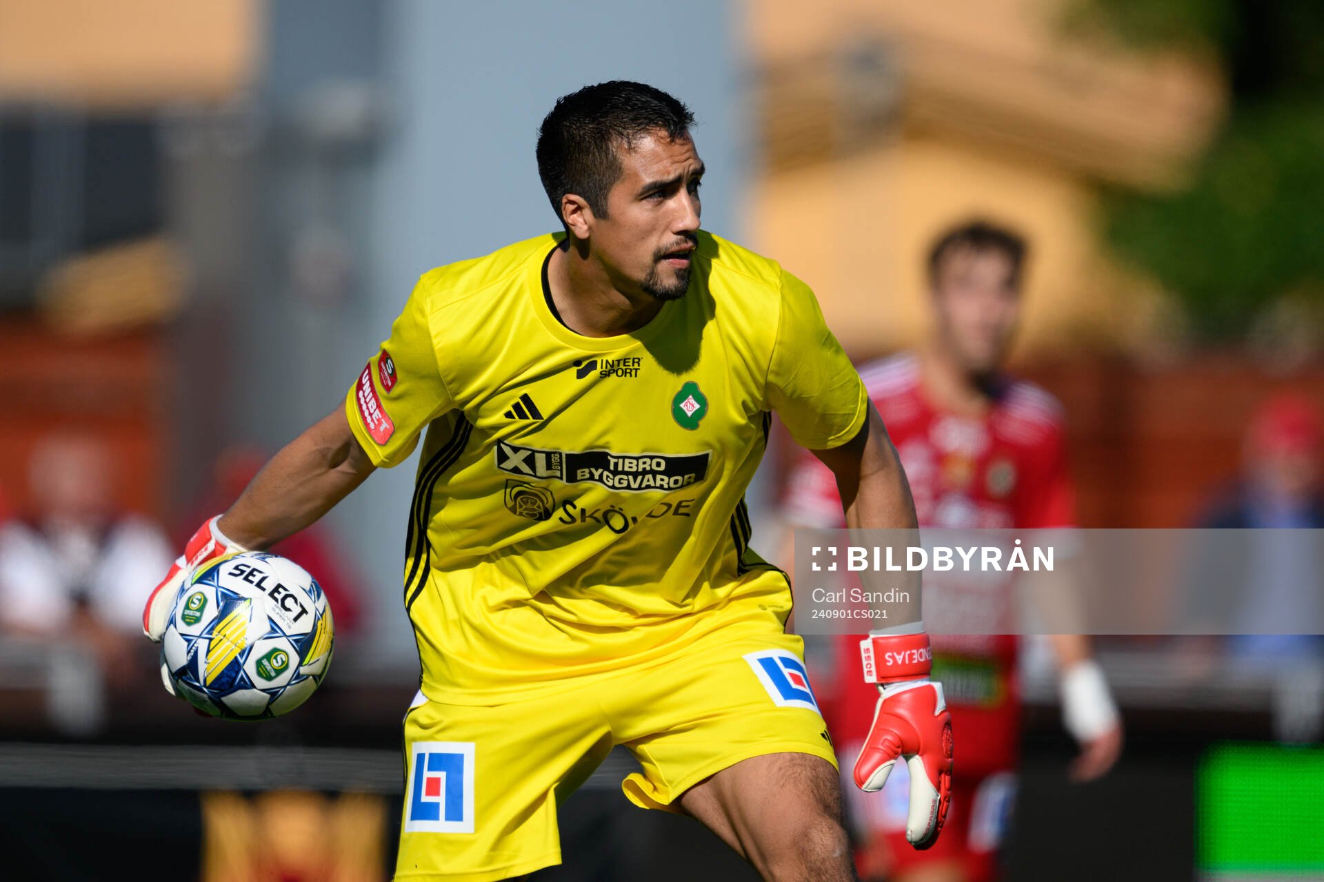 Skövde AIKs målvakt Adrian Zendejas