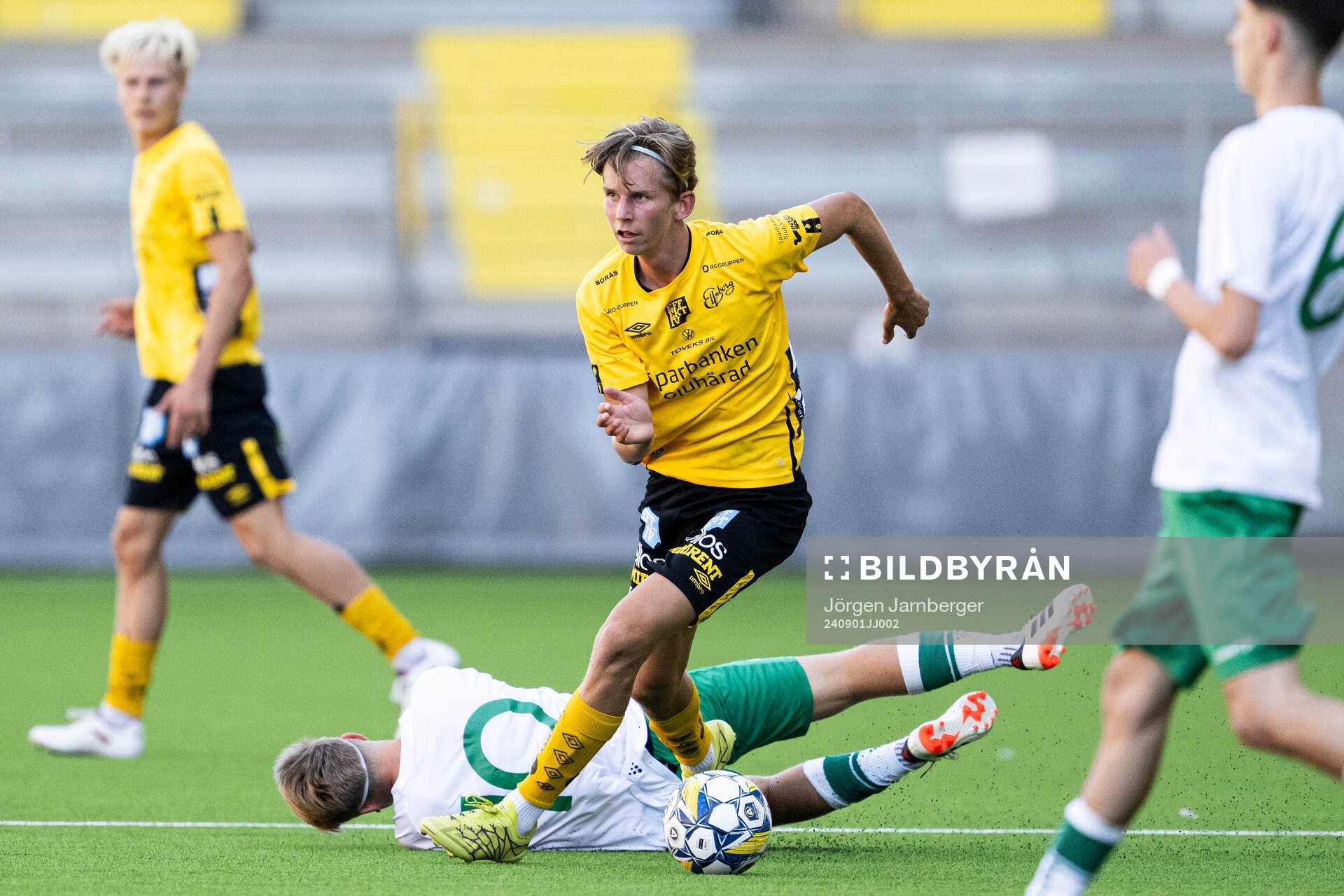 under fotbollsmatchen i P17 Allsvenskan Södra mellan