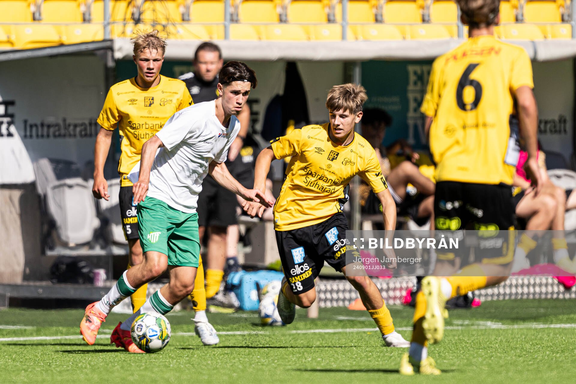 Hammarbys Berkay Gurcan och Elfsborgs Felix Strömberg