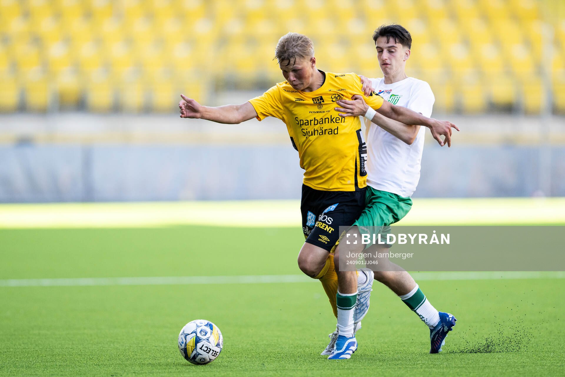 Elfsborgs Konrad Folkesson och Hammarbys Andrej Arsenovic