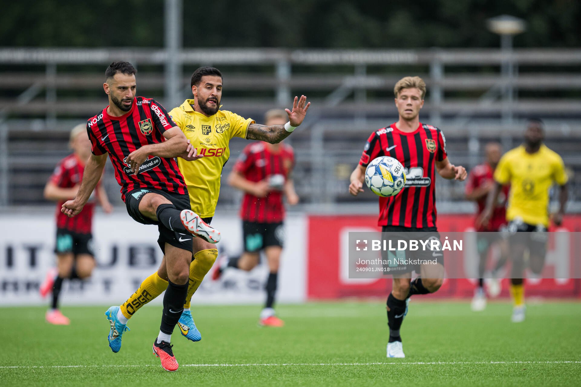Brommapojkarnas André Calisir och Elfsborgs Rami Kaib