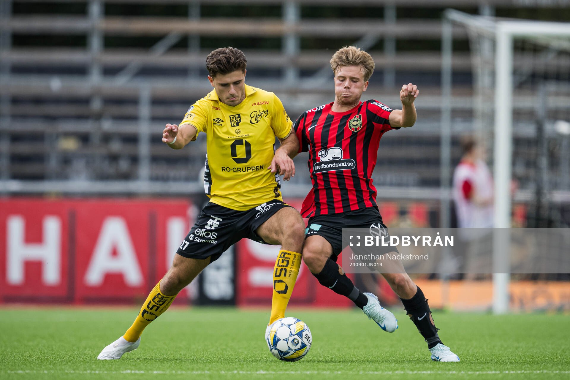 Elfsborgs Besfort Zeneli och Brommapojkarnas Wilmer Odefalk