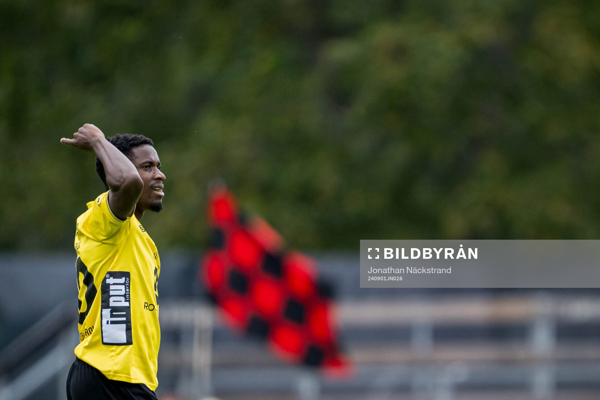 Elfsborgs Michael Baidoo jublar