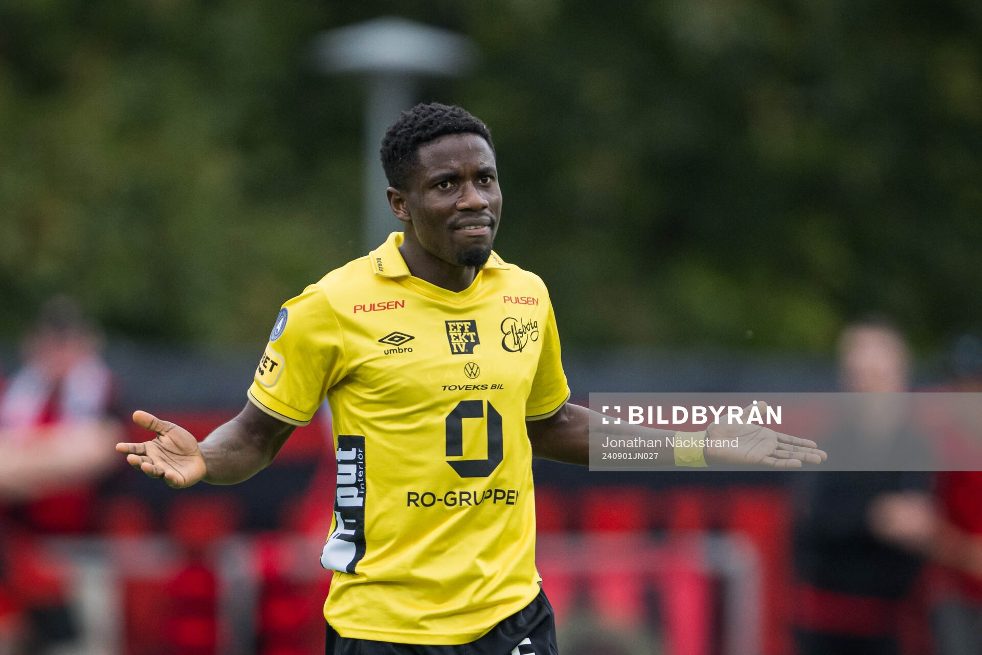 Elfsborgs Michael Baidoo jublar