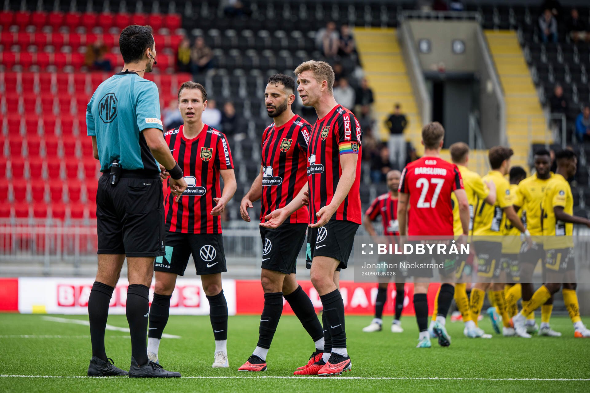 Brommapojkarnas reagerar