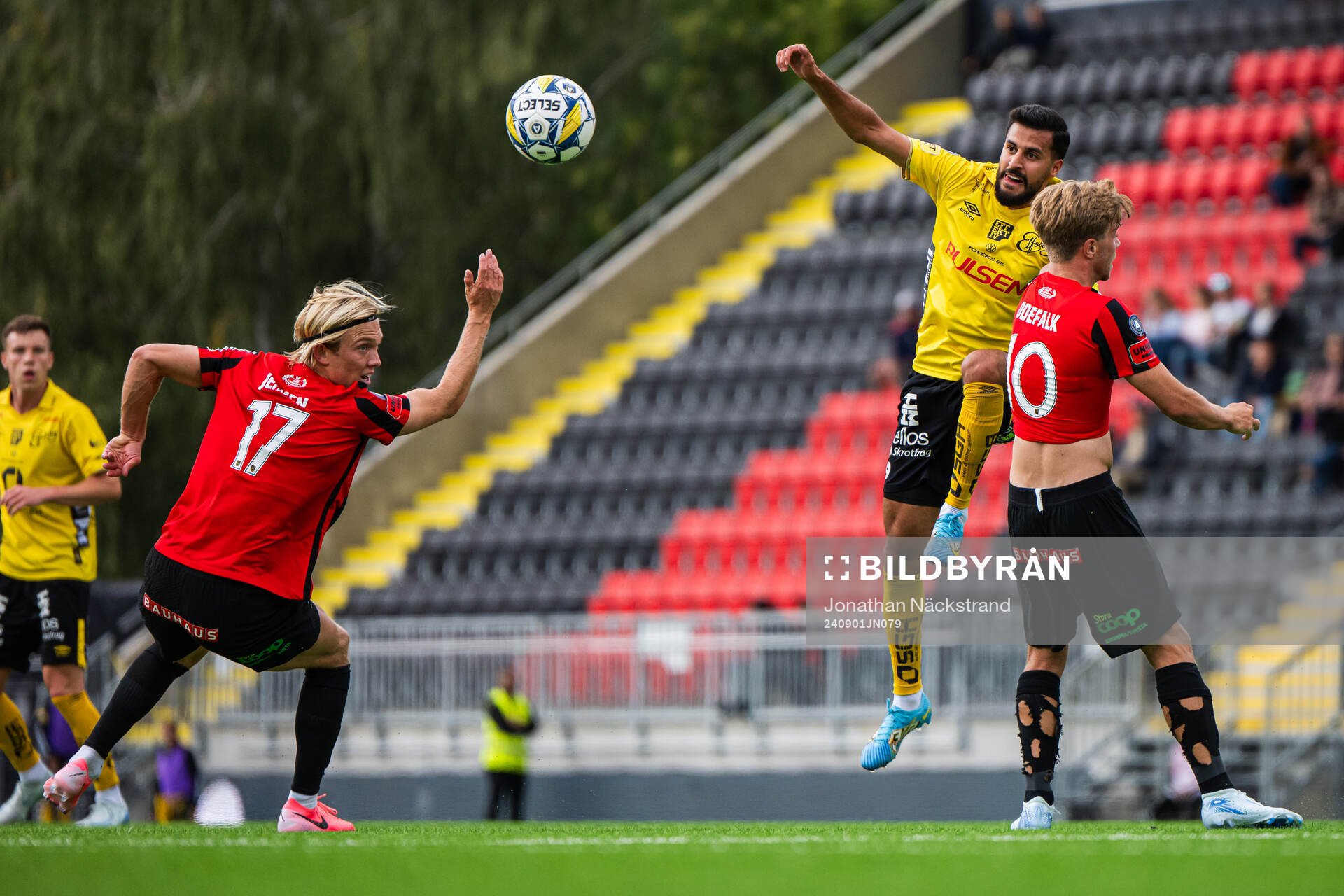 Brommapojkarnas Alexander Jensen, Wilmer Odefalk och