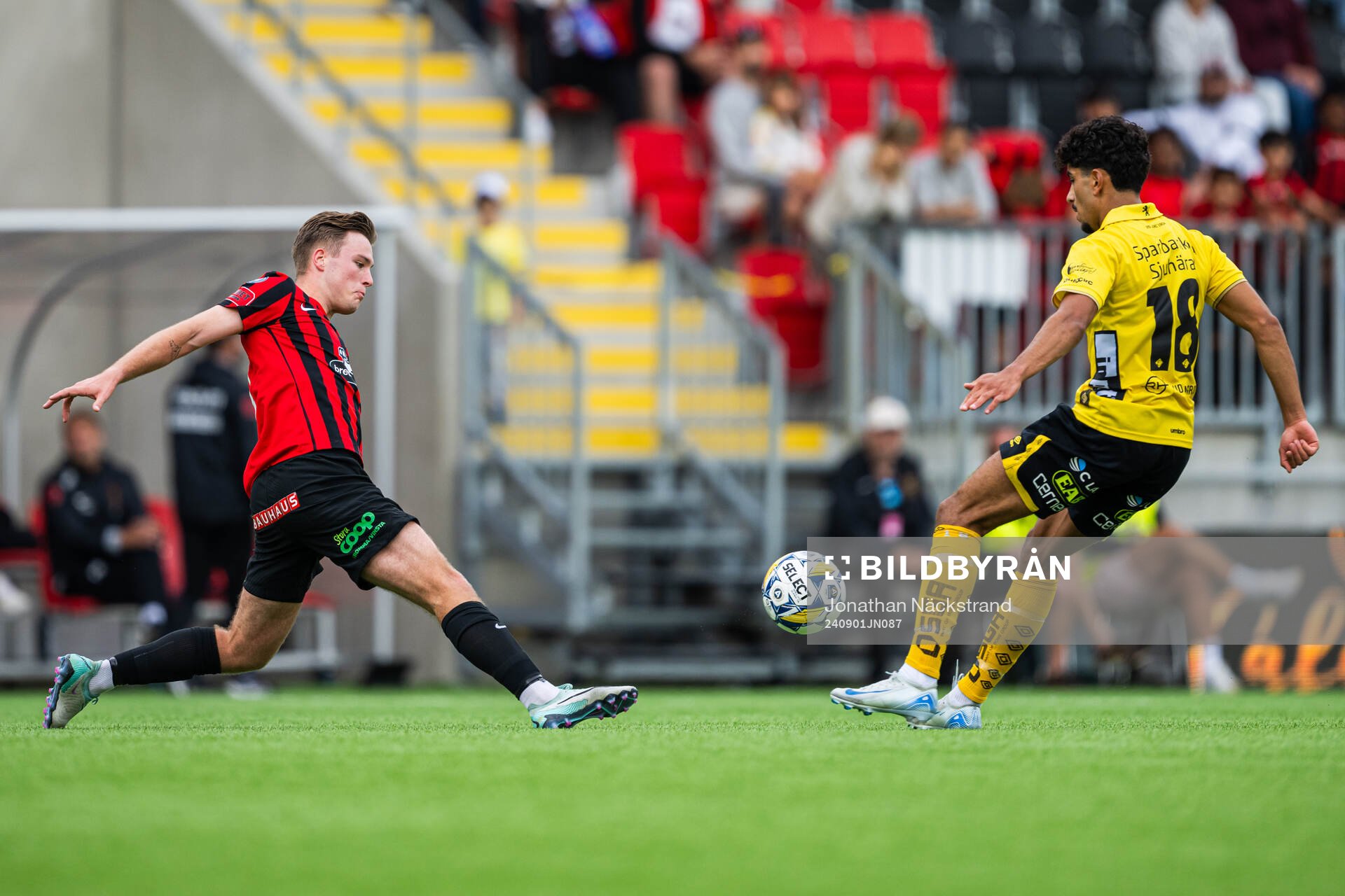 Brommapojkarnas Kaare Brøckner Barslund och Elfsborgs