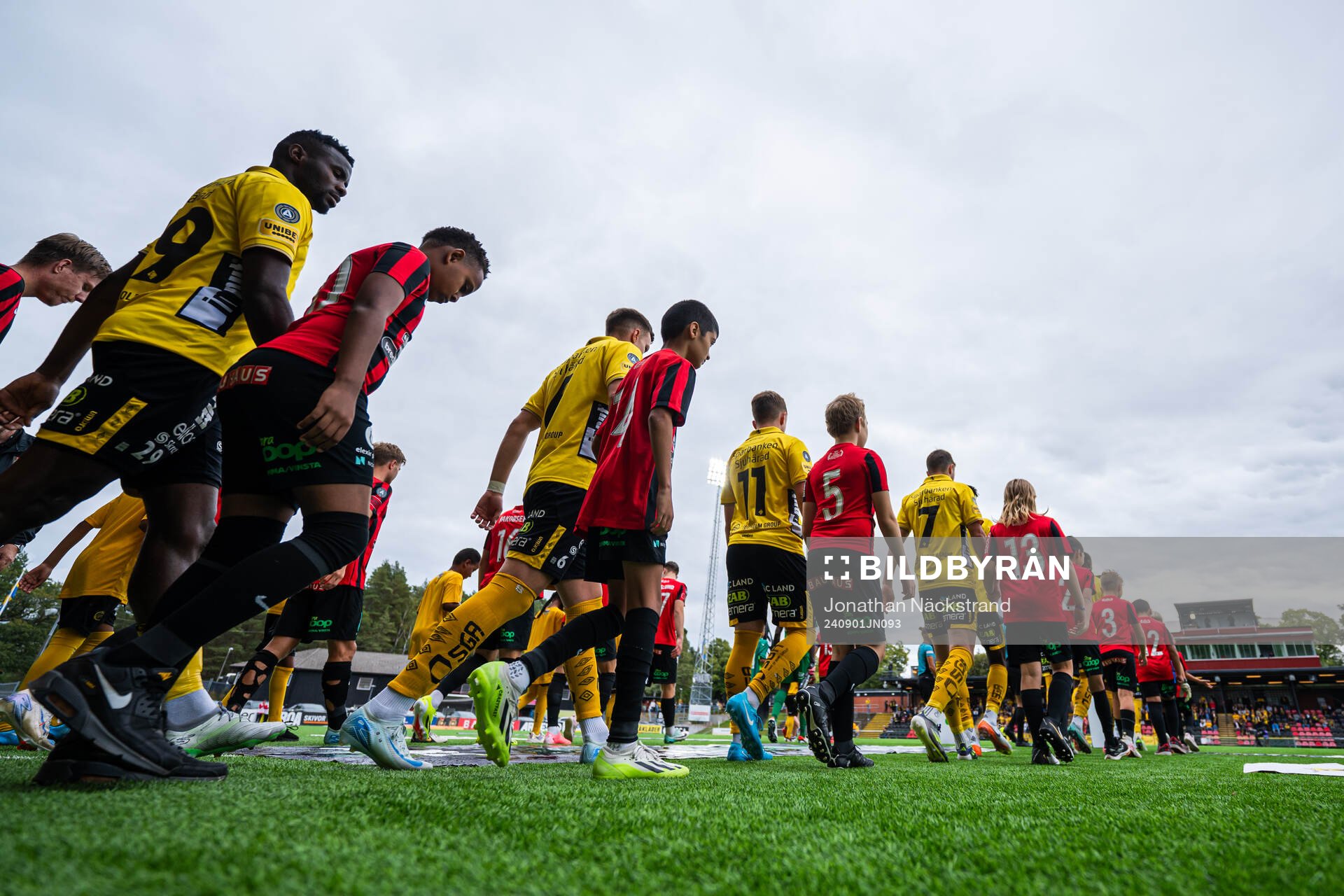 Elfsborgs och Brommapojkarnas spelare
