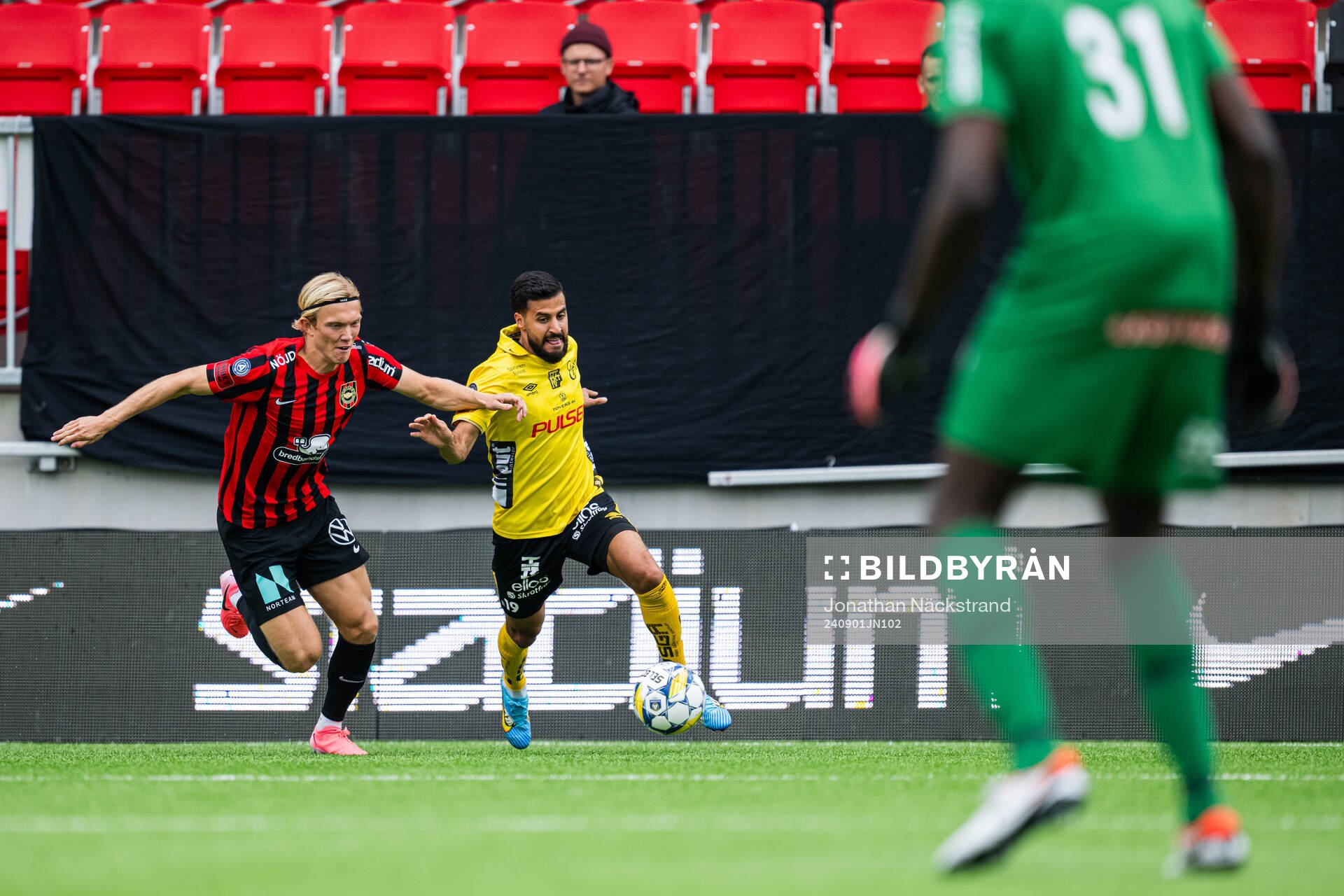 Brommapojkarnas Alexander Jensen och Elfsborgs Rami Kaib