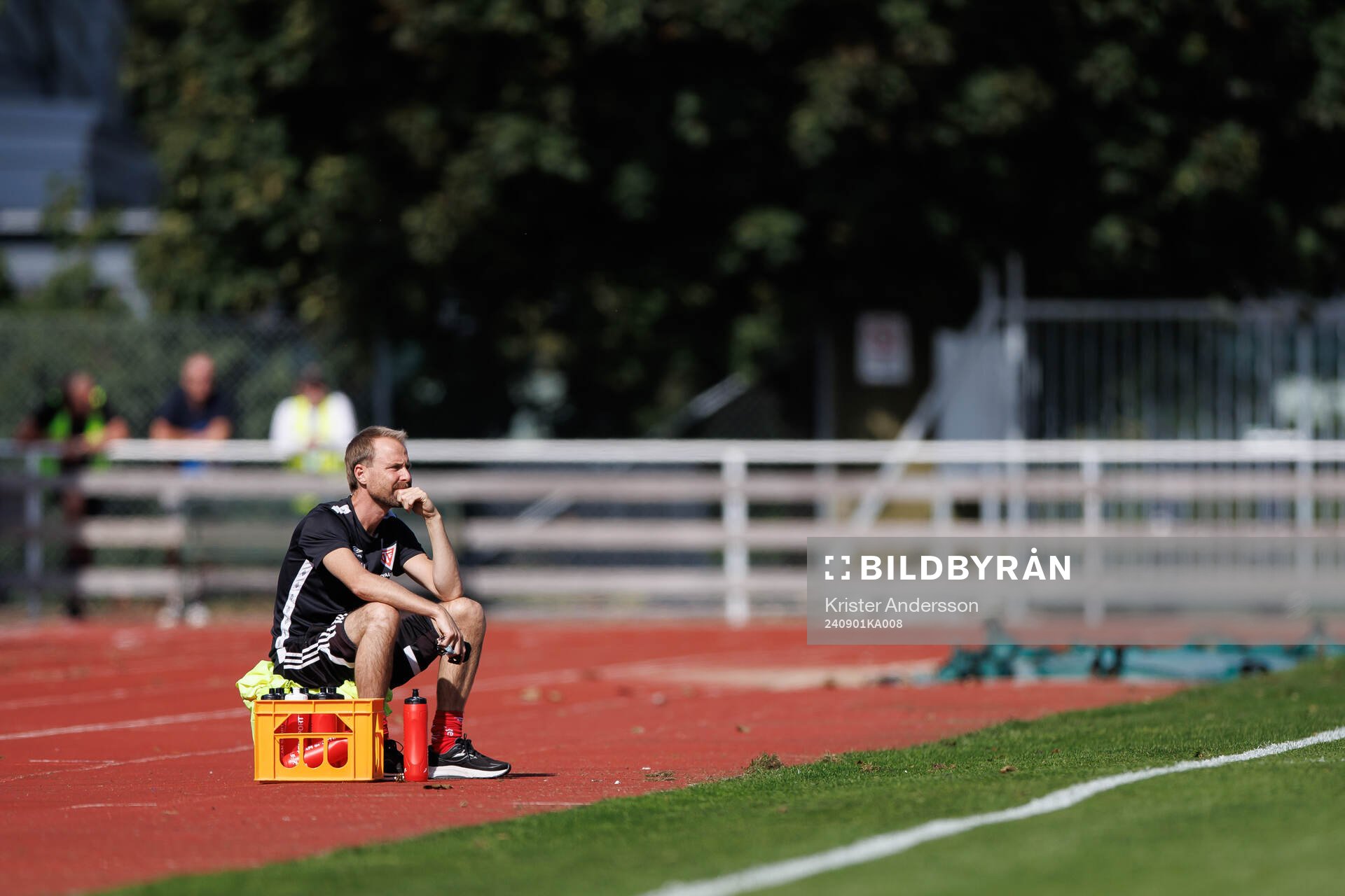 Tvååkers tränare Pierre Krantz