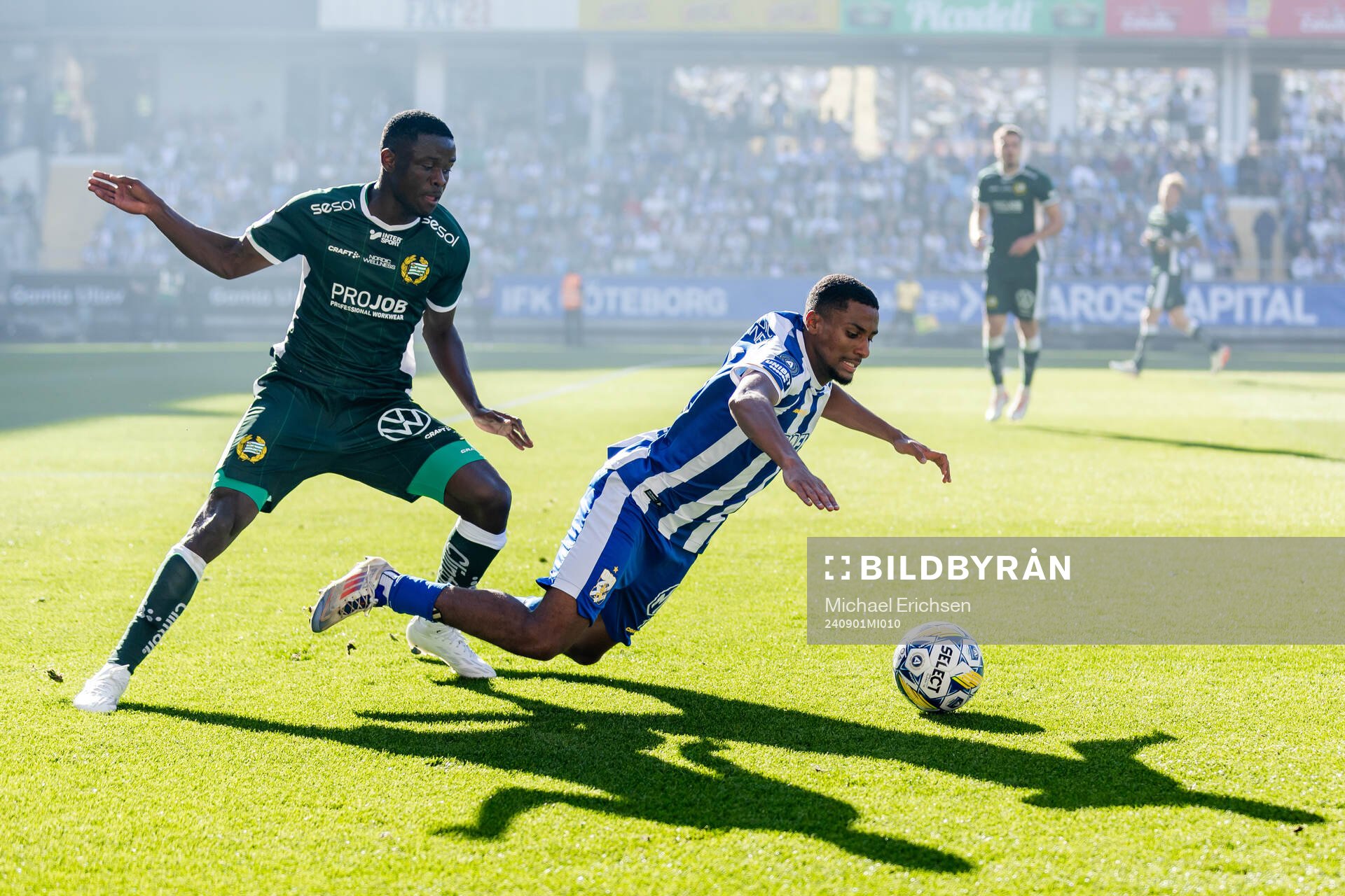 Hammarbys Ibrahima Breze Fofana och IFK Göteborgs Paulos