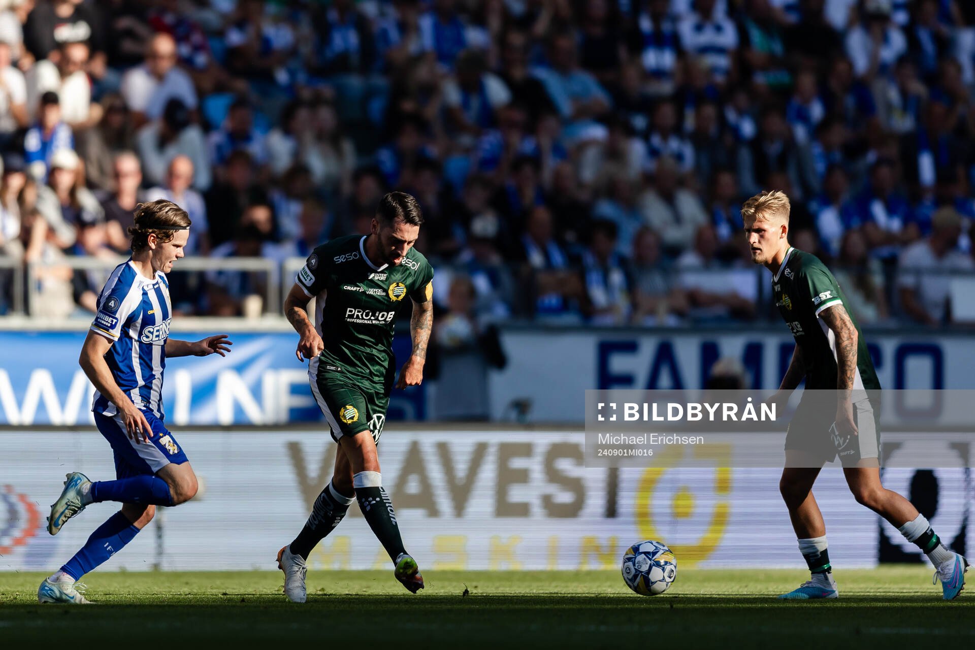 IFK Göteborgs Kolbeinn Thordarson och Hammarbys Nahir
