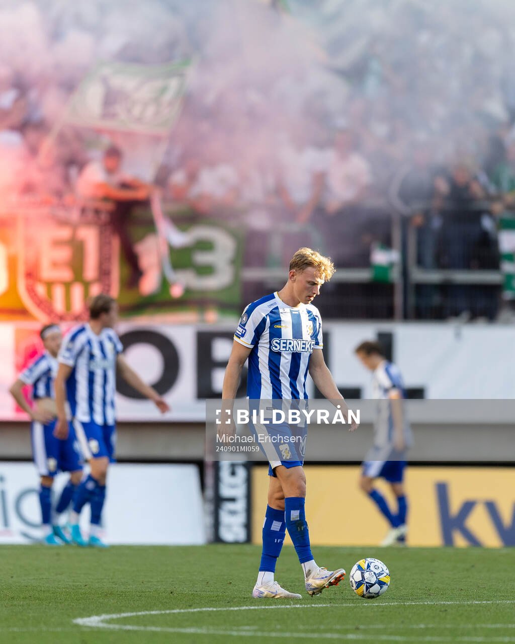 IFK Göteborgs Laurs Skjellerup deppar