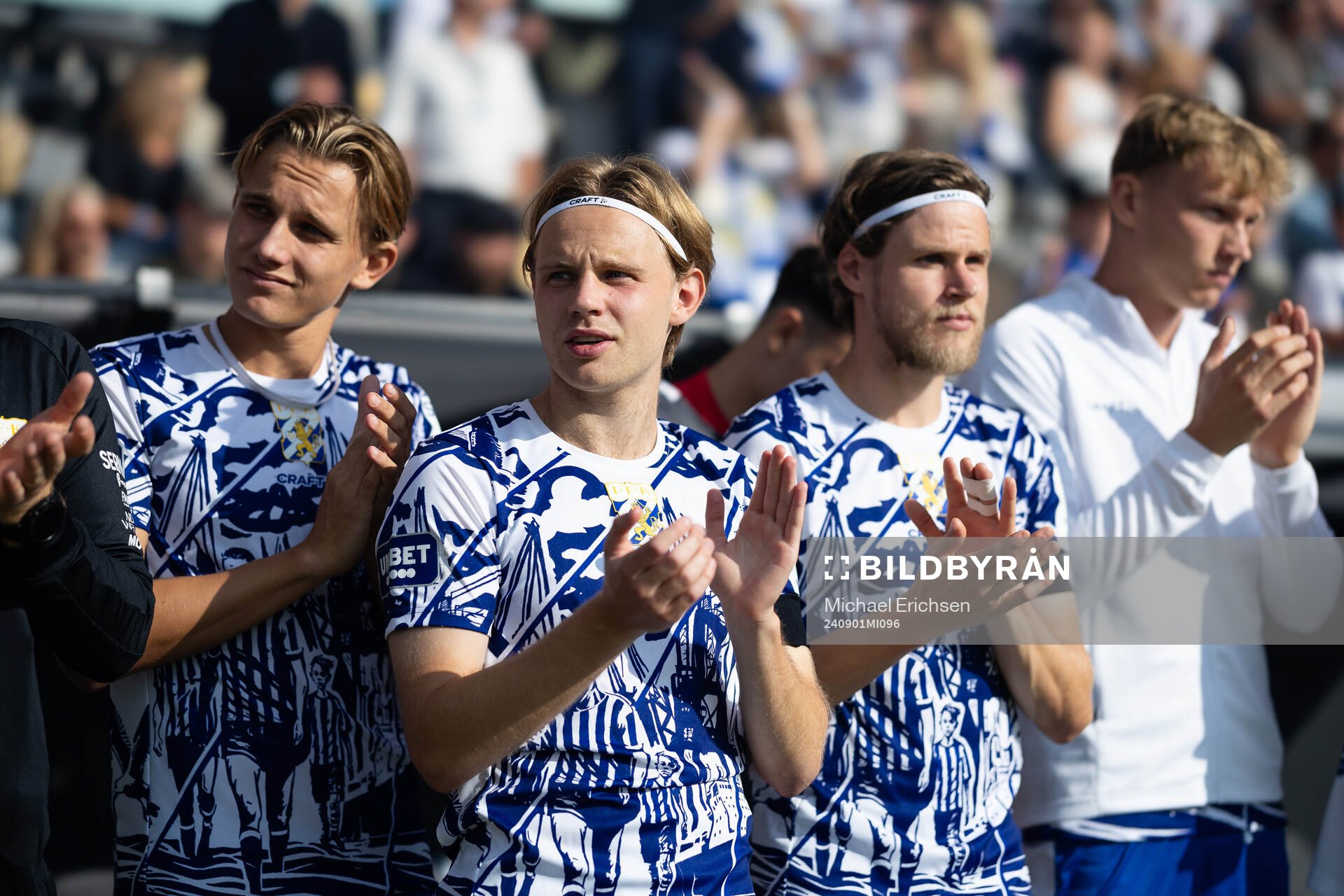 IFK Göteborgs Linus Carlstrand, Oscar Pettersson och