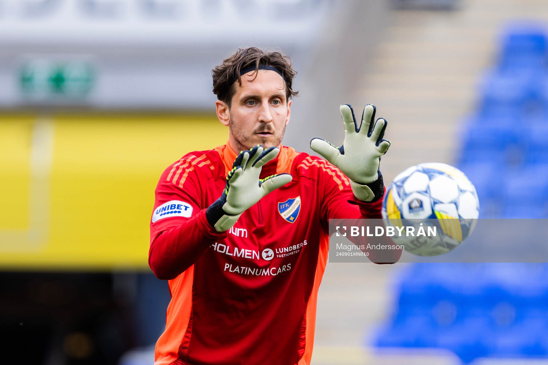 IFK Norrköpings målvakt David Mitov Nilsson på