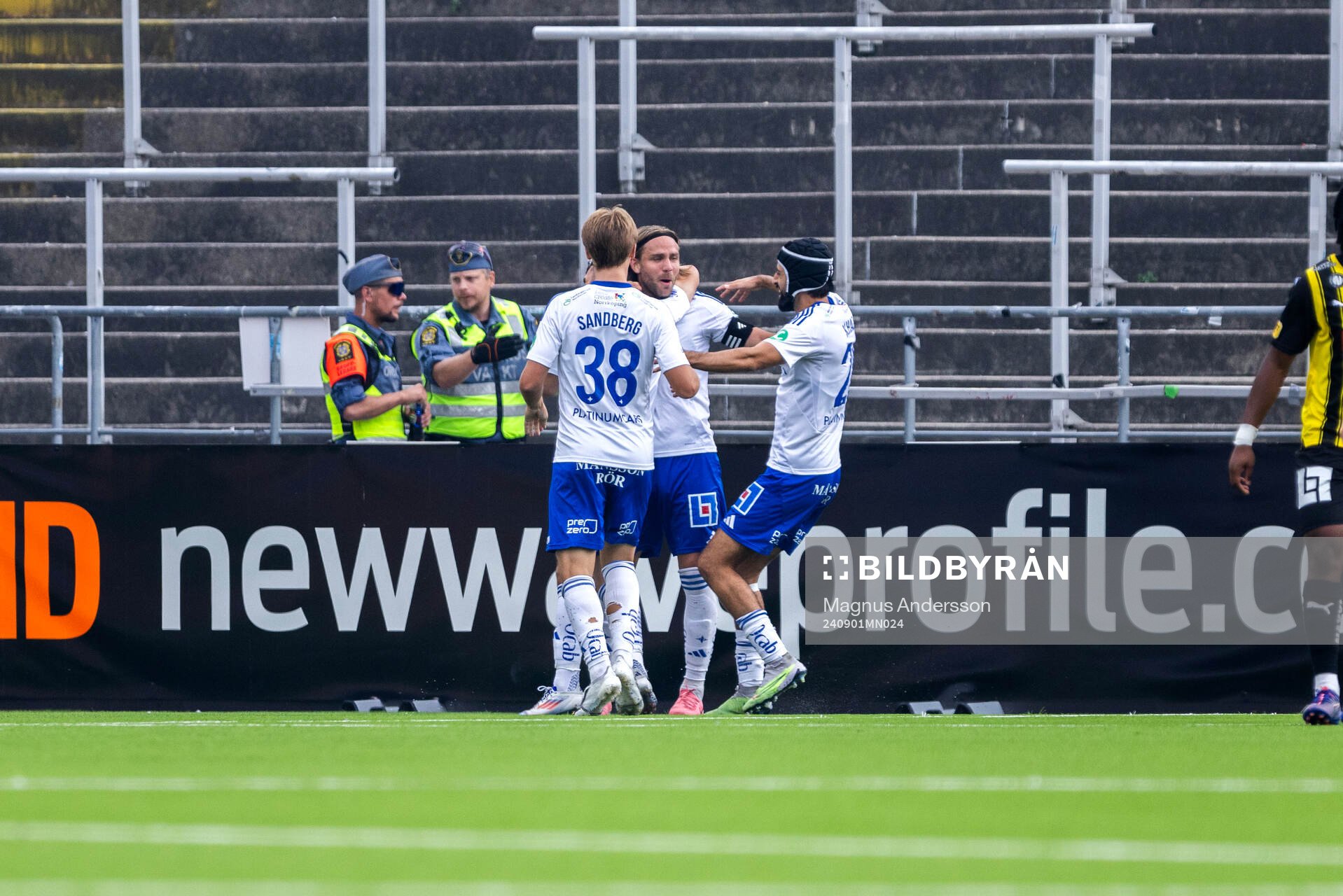 IFK Norrköpings Christoffer Nyman jublar