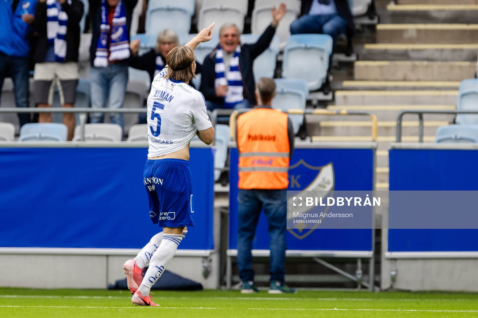 IFK Norrköpings Christoffer Nyman jublar