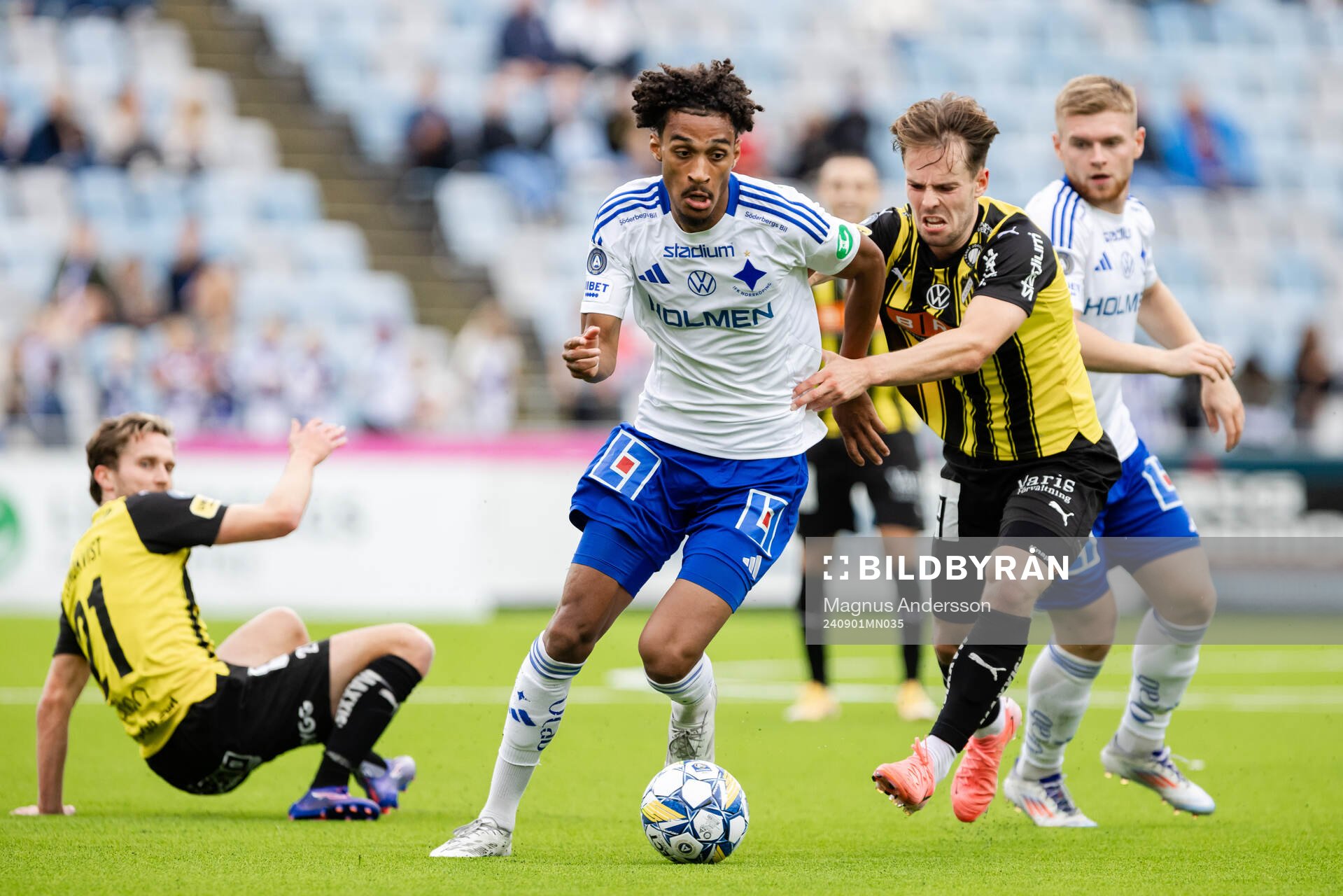 IFK Norrköpings Jesper Ceesay och Häckens Lars Olden
