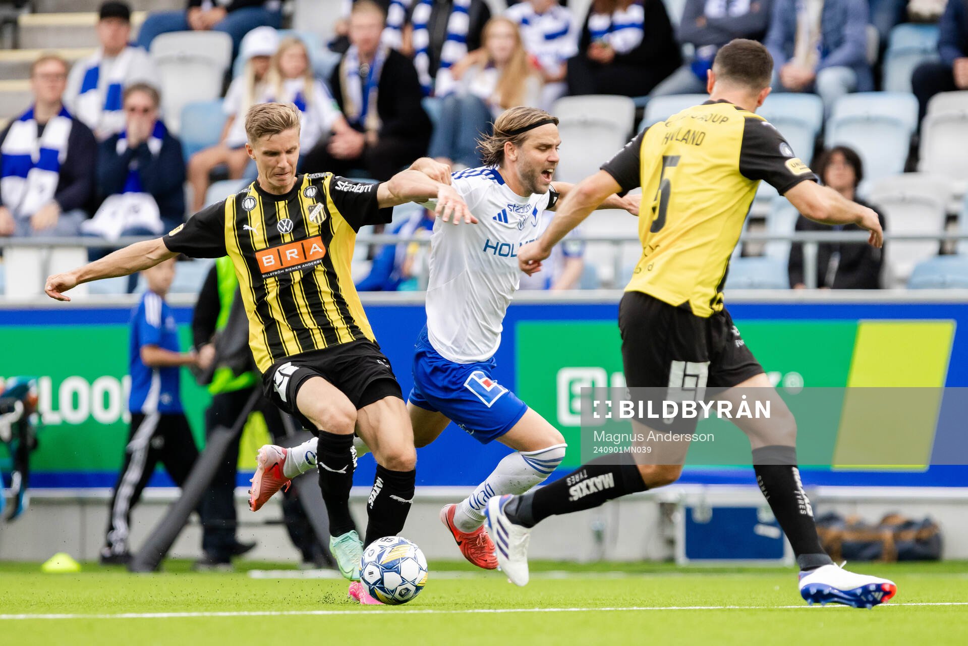 Häckens Samuel Leach Holm och IFK Norrköpings Christoffer