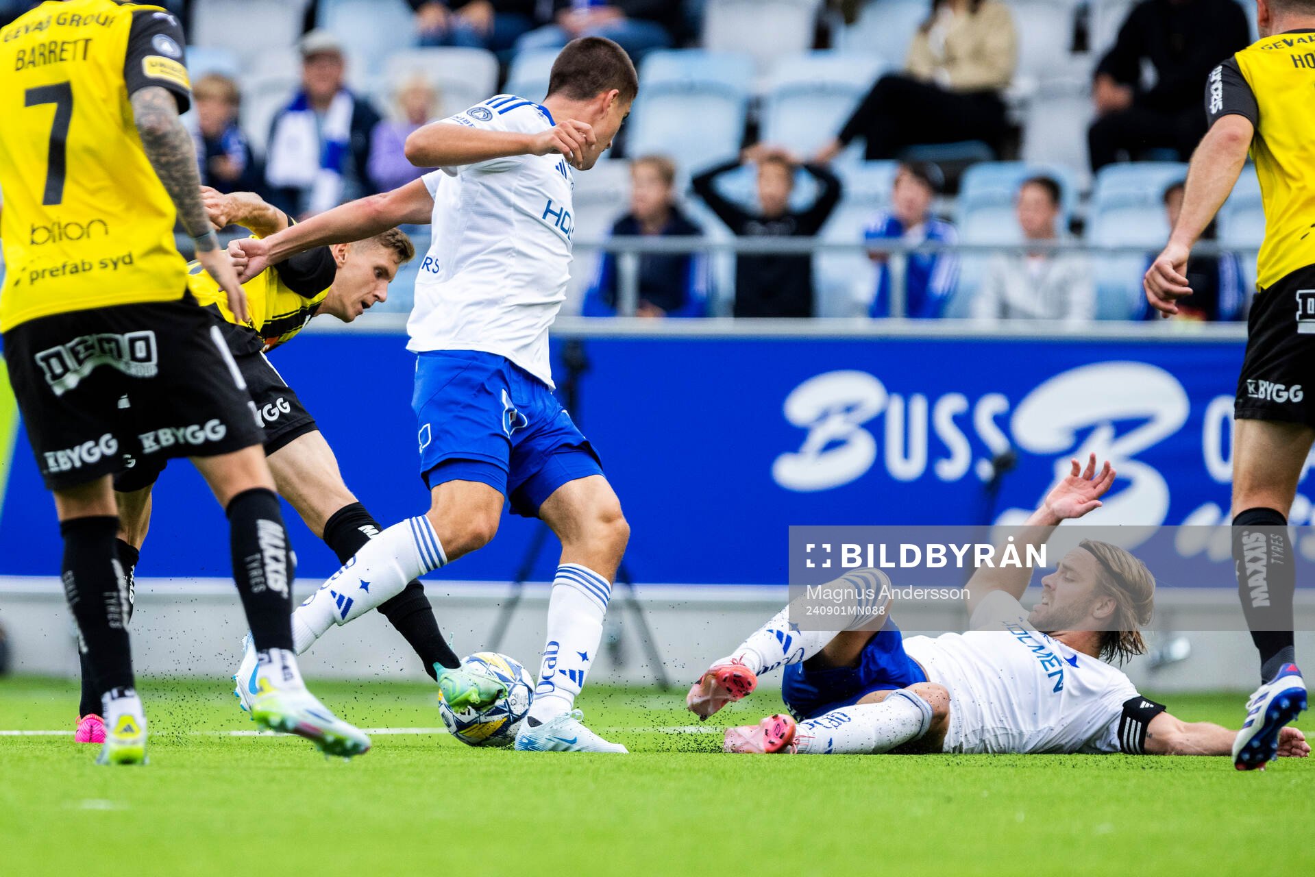 Häckens Samuel Leach Holm och IFK Norrköpings Christoffer