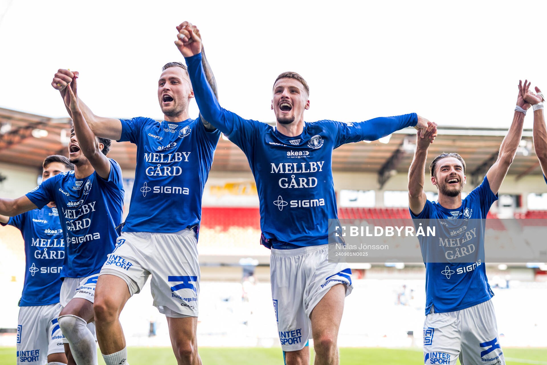 Trelleborgs Tobias Karlsson, Markus Björkqvist och Felix