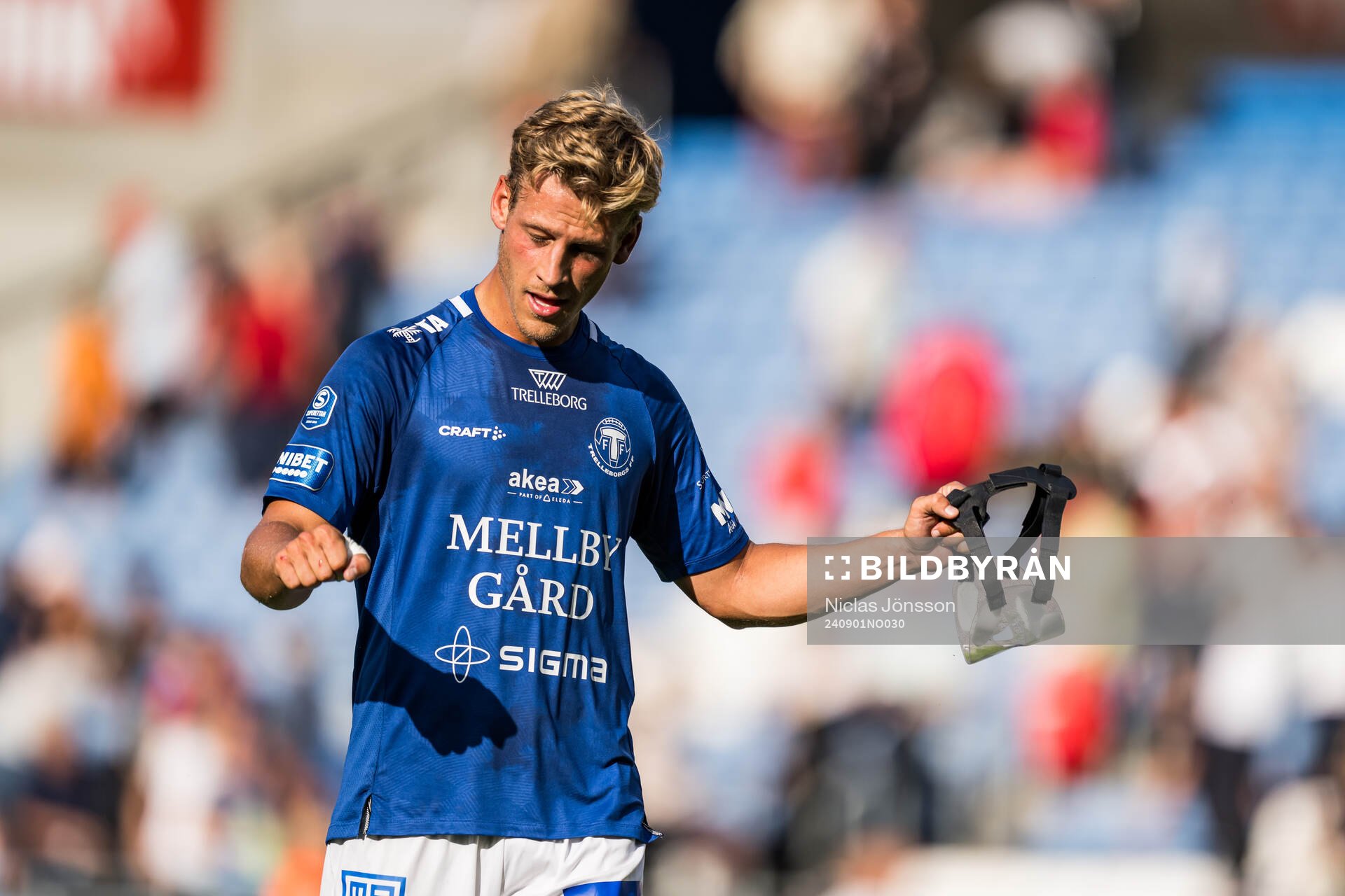Trelleborgs Tobias Karlsson jublar