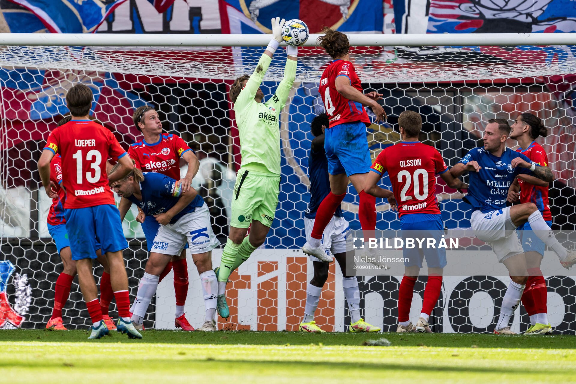 Helsingborgs målvakt Kalle Joelsson