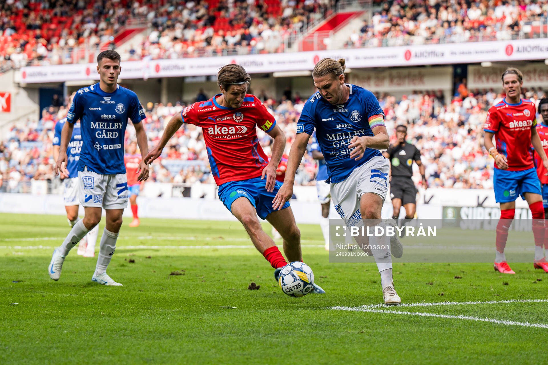 Helsingborgs Wilhelm Loeper och Trelleborgs Charlie Weberg