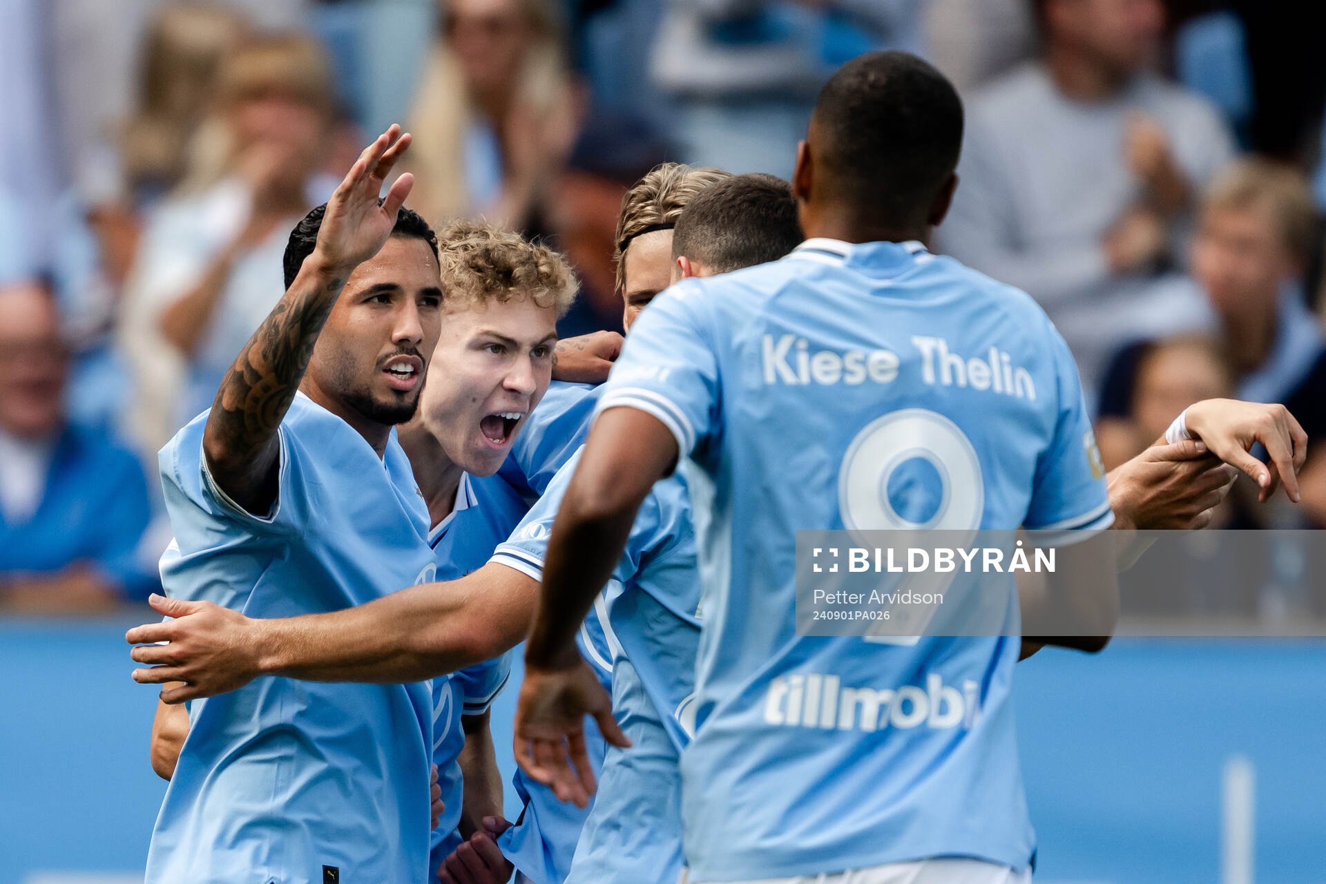 Malmö FFs Hugo Bolin jublar