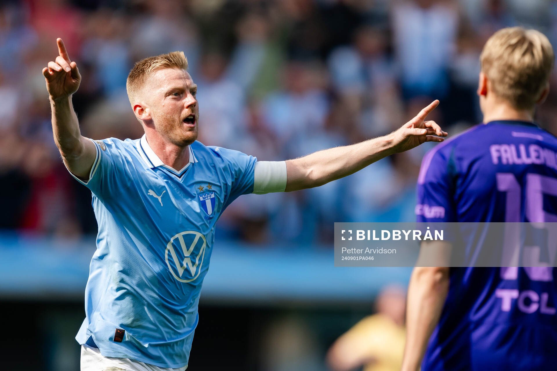 Malmö FFs Anders Christiansen jublar