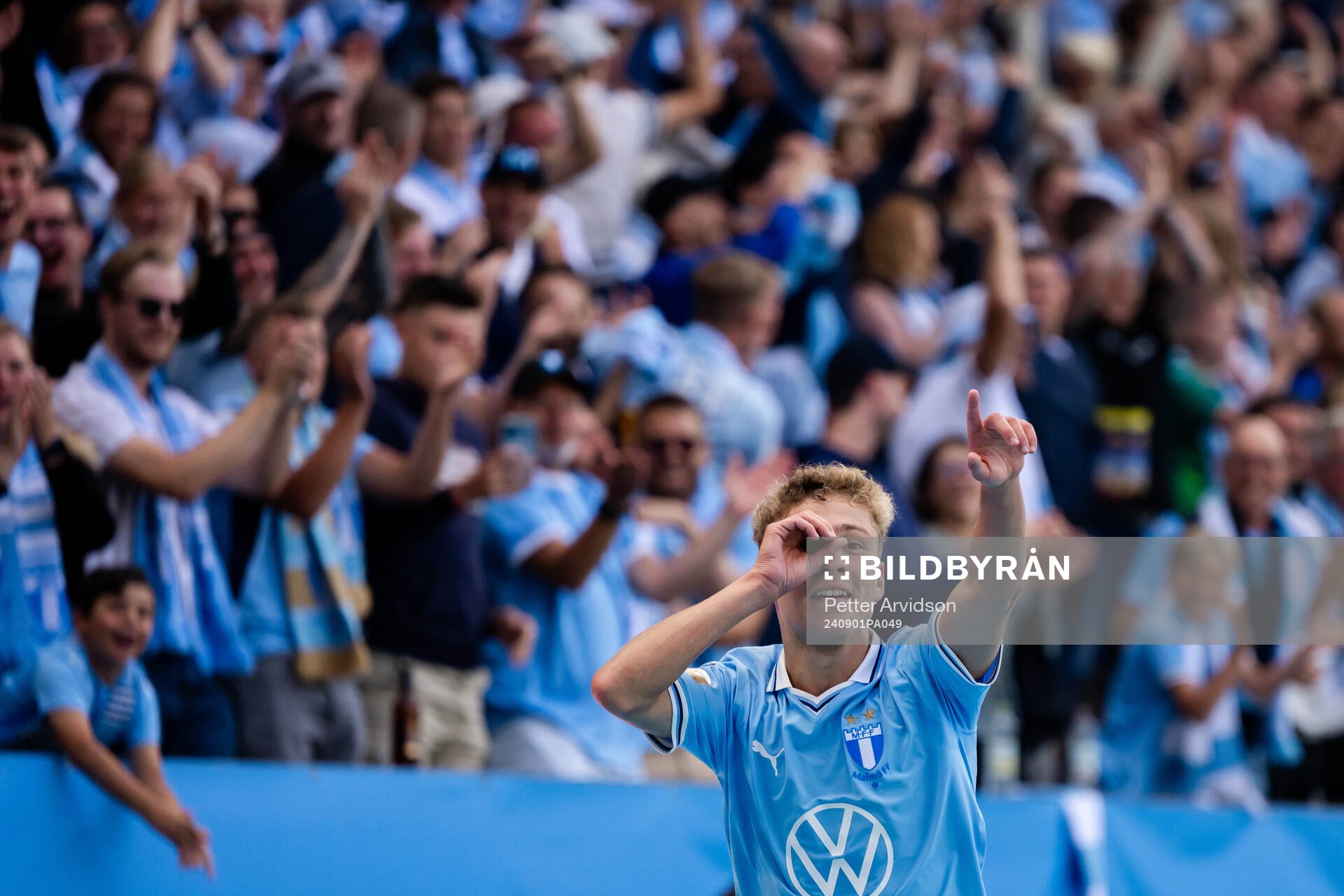 Malmö FFs Hugo Bolin jublar
