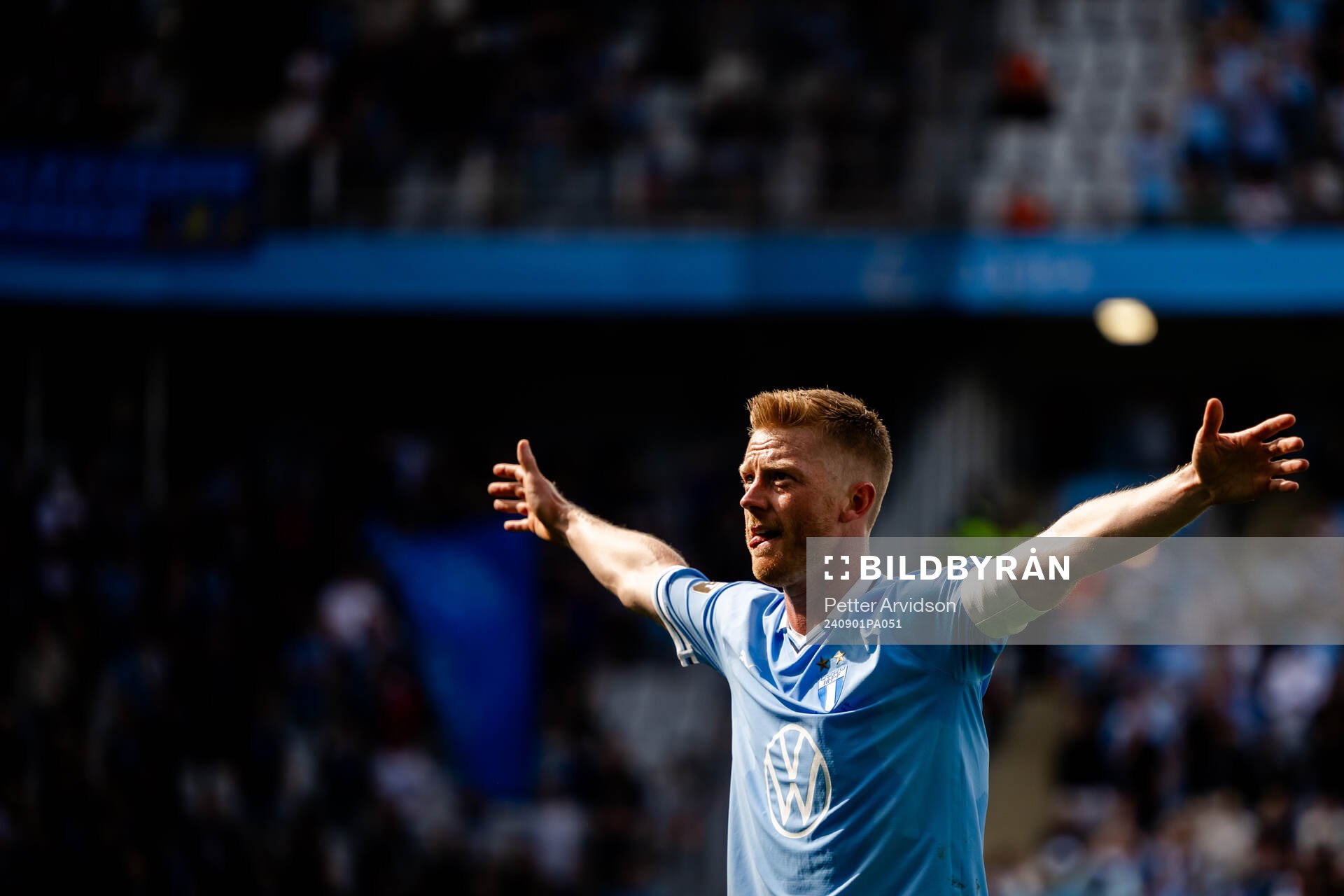Malmö FFs Anders Christiansen  jublar
