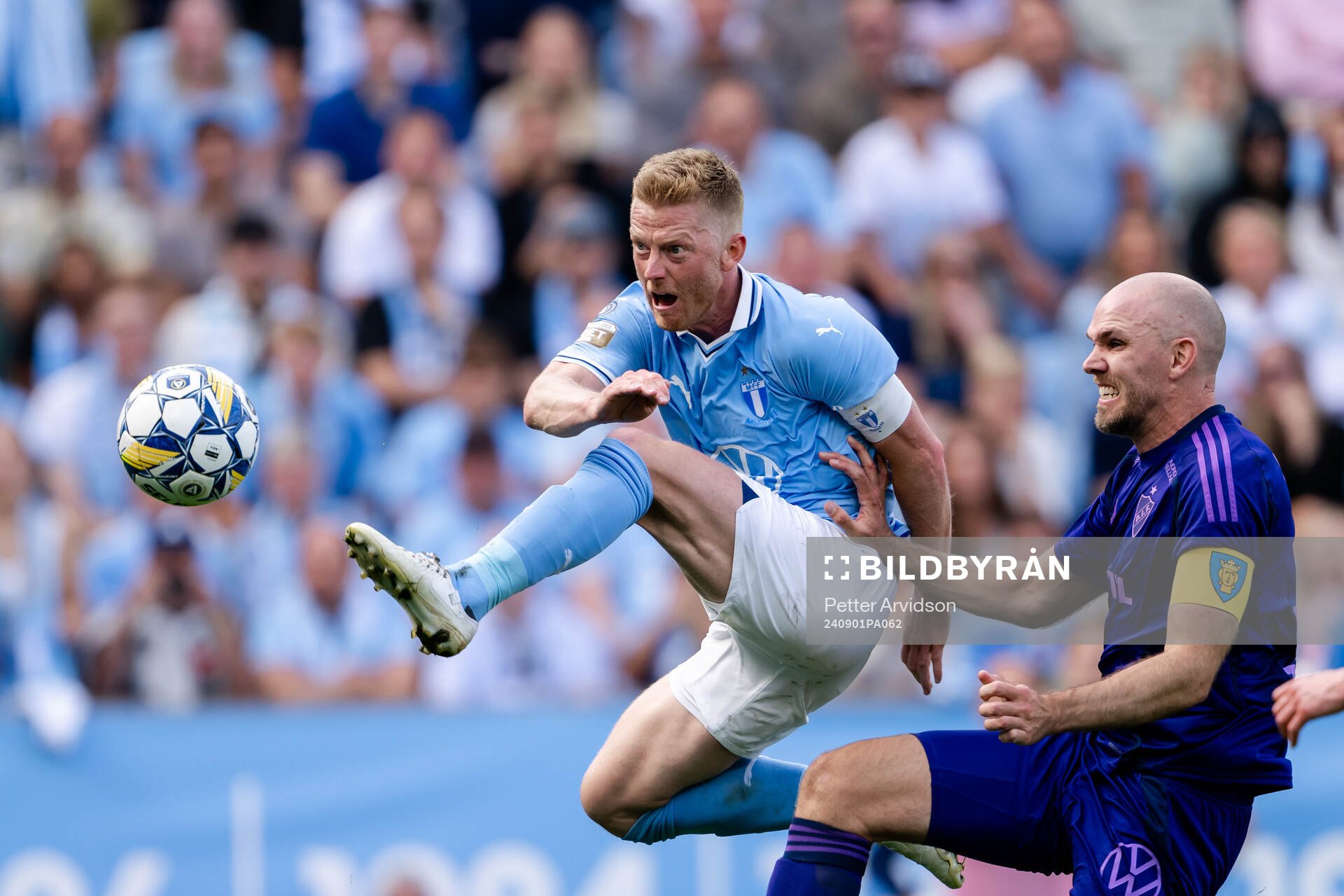 Malmö FFs Anders Christiansen och Djurgårdens Marcus