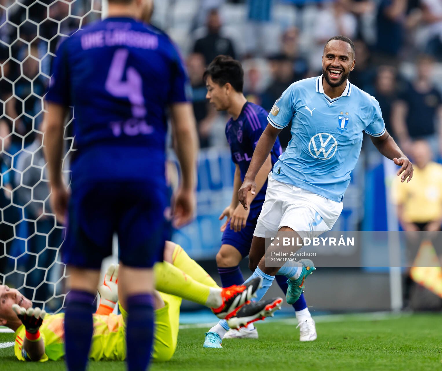 Malmö FFs Isaac Kiese Thelin jublar