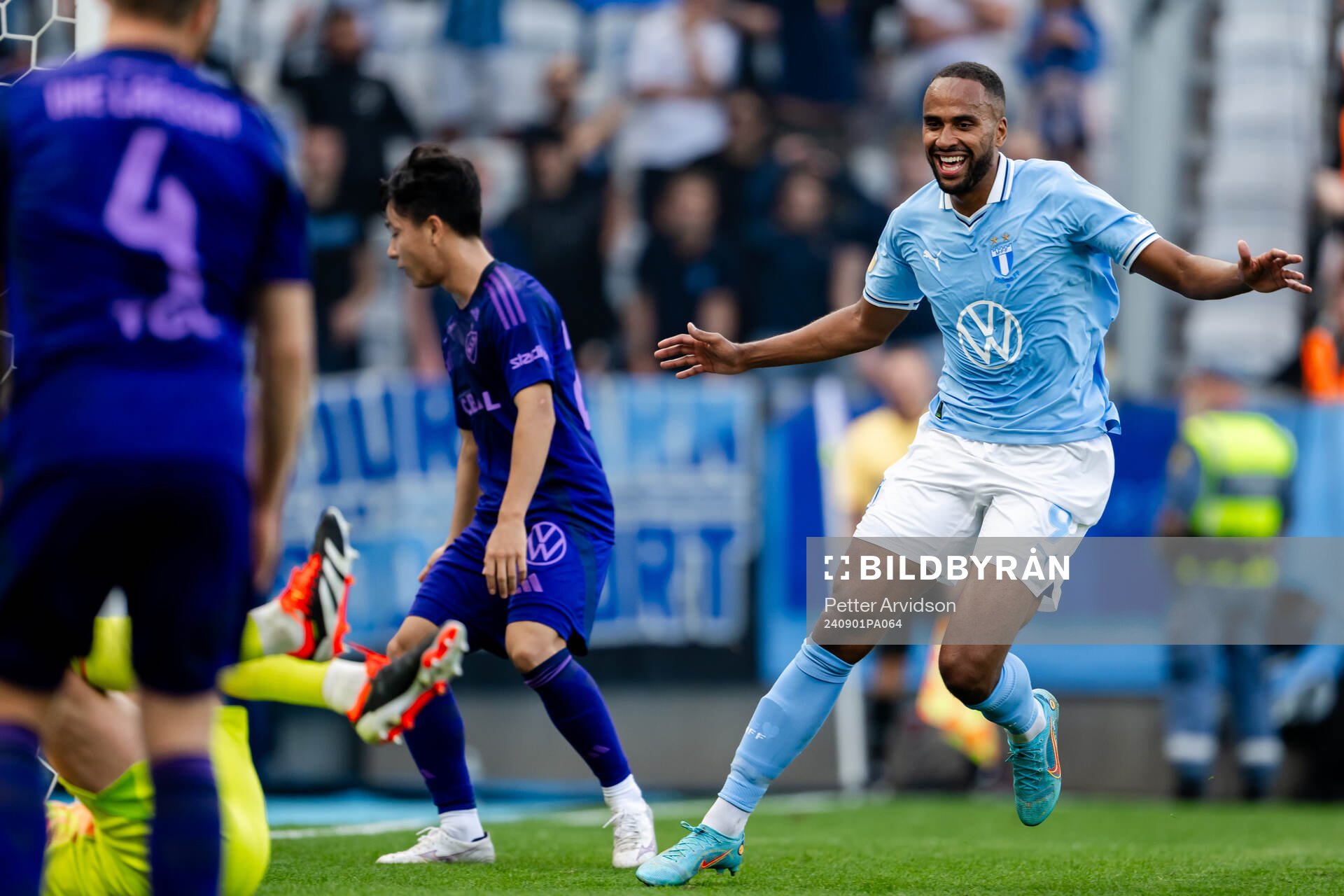 Malmö FFs Isaac Kiese Thelin jublar