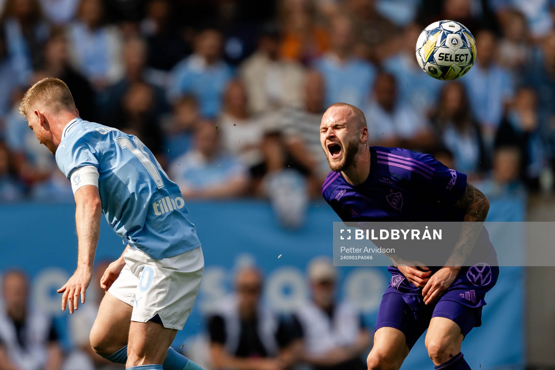 Malmö FFs Anders Christiansen och Djurgårdens Adam Ståhl