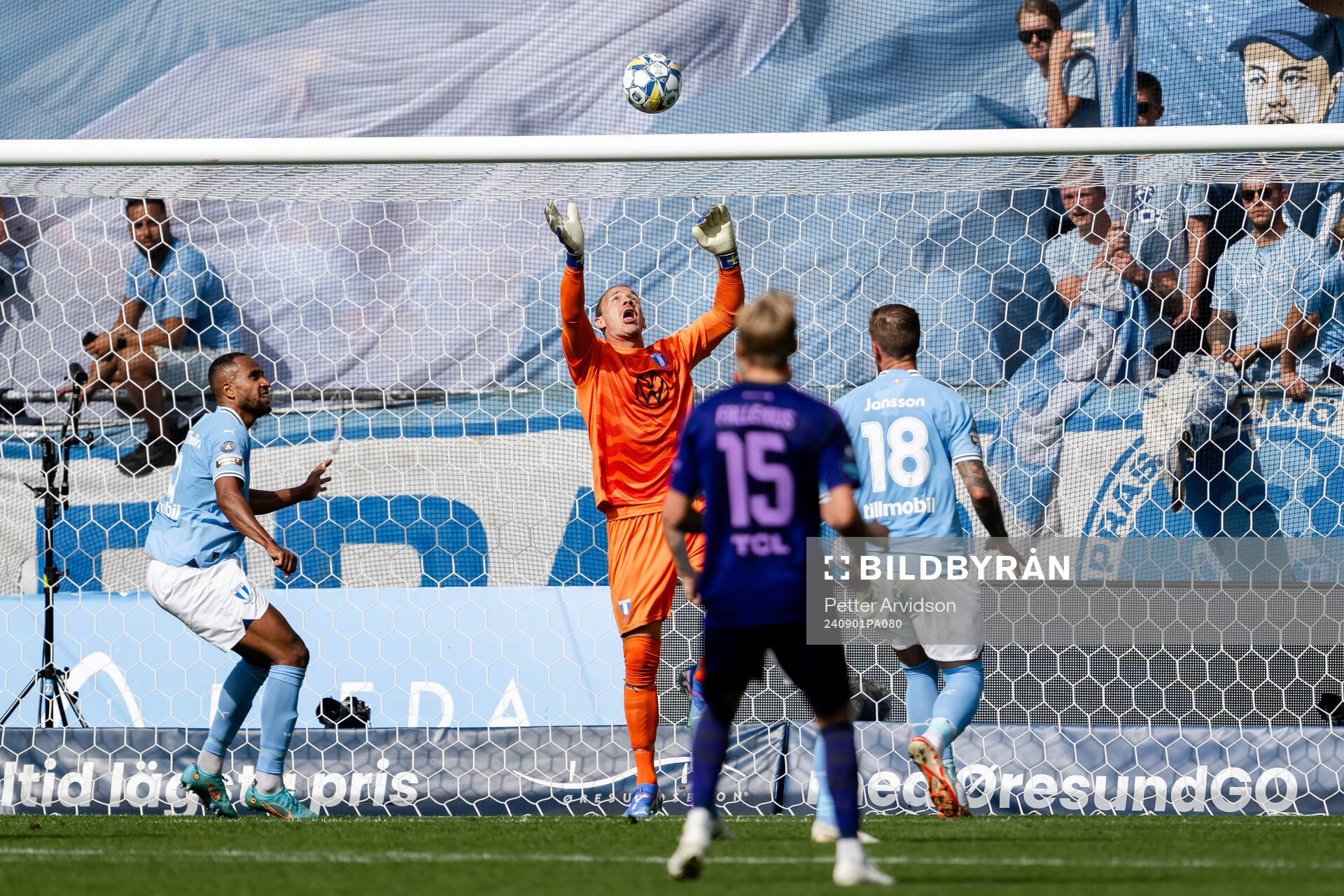 Malmö FFs målvakt Johan Dahlin
