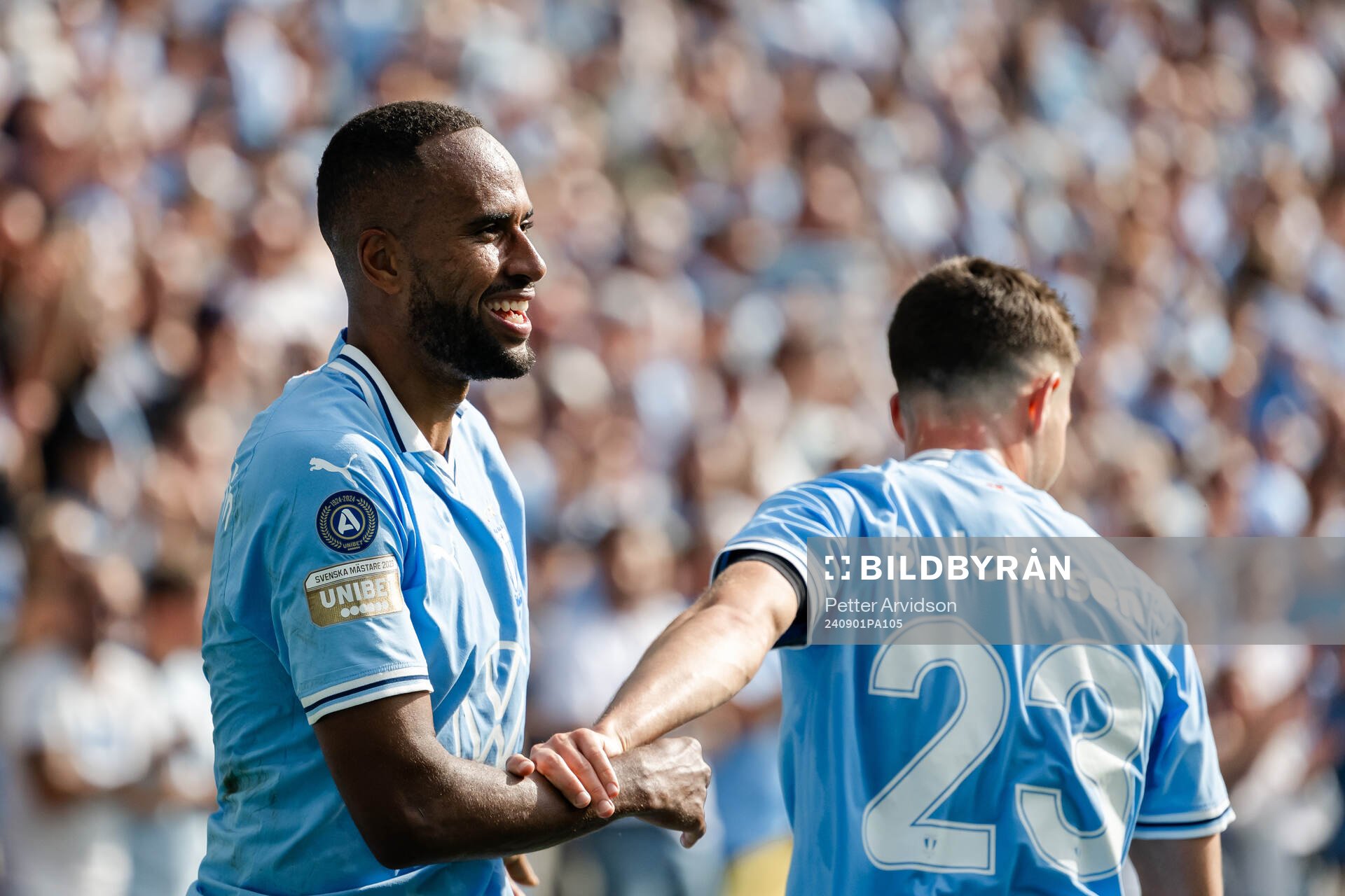 Malmö FFs Isaac Kiese Thelin jublar