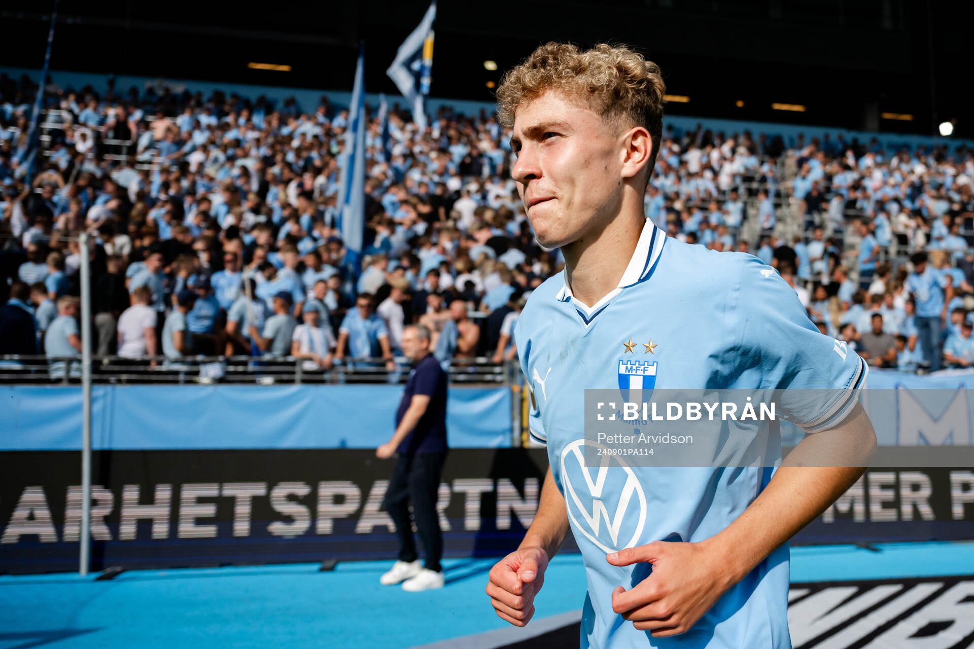 Malmö FFs Hugo Bolin jublar
