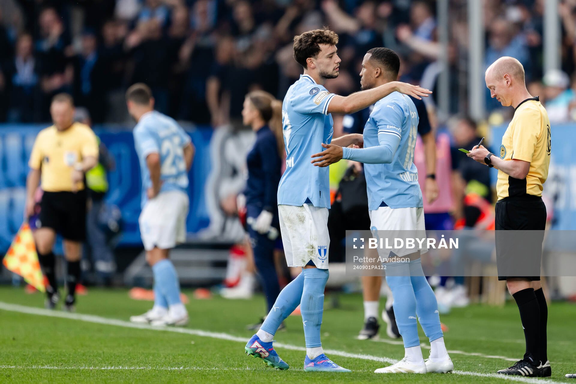Malmö FFs Colin Rösler och Martin Olsson